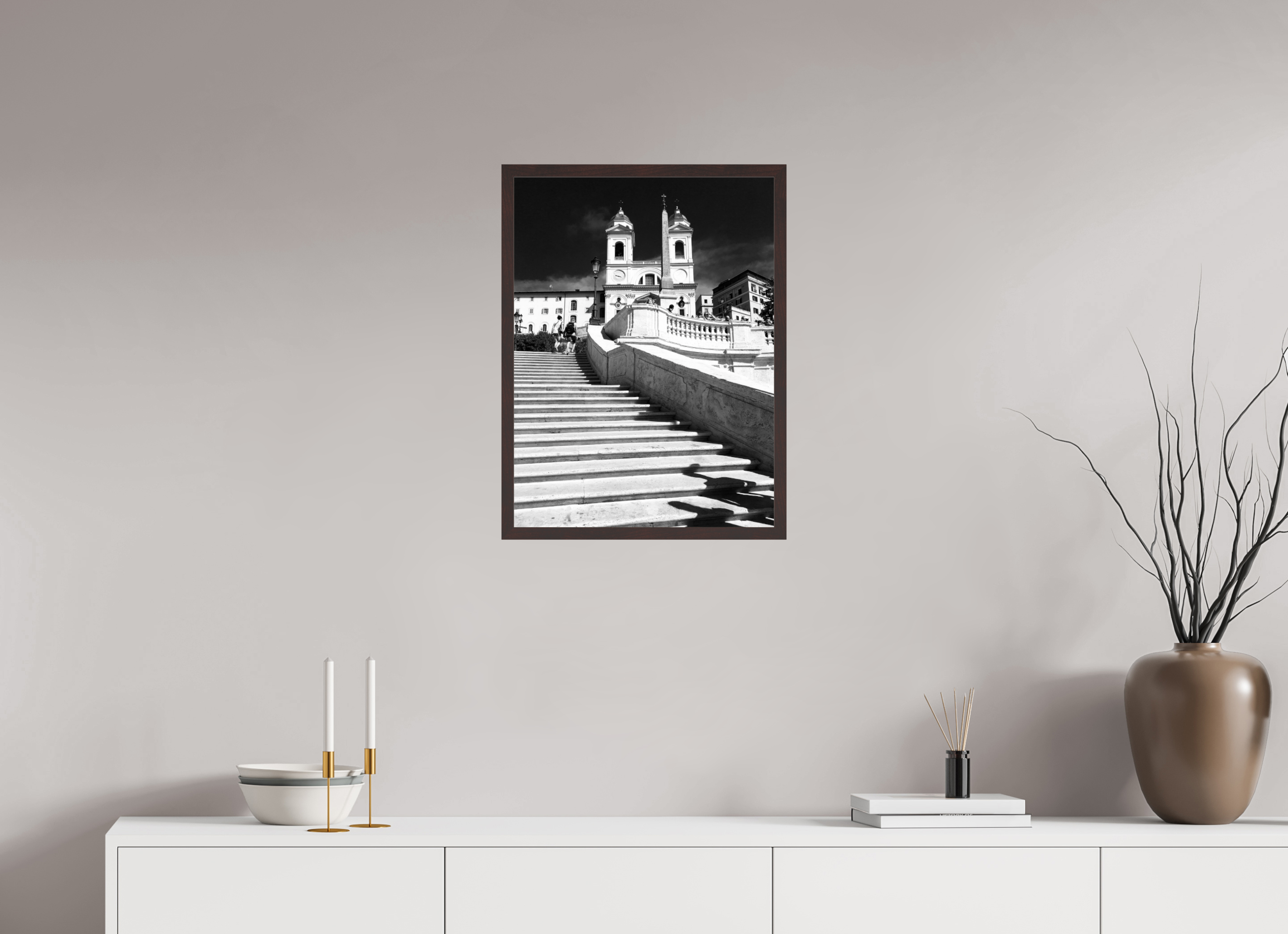 18 x 24″, ArtBox On Aluminum Dibond The Spanish Steps