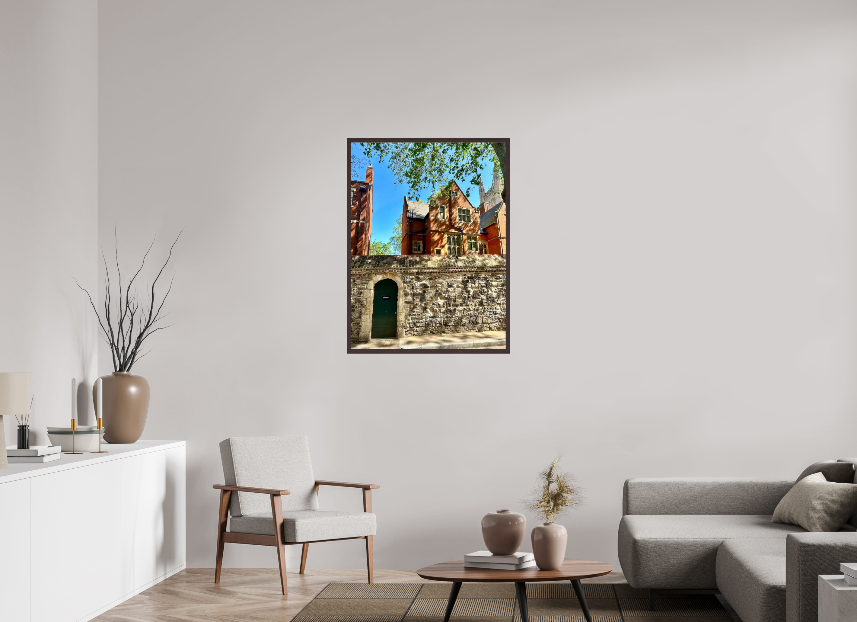 30 x 40″, ArtBox On Aluminum Dibond London Wall & Gate