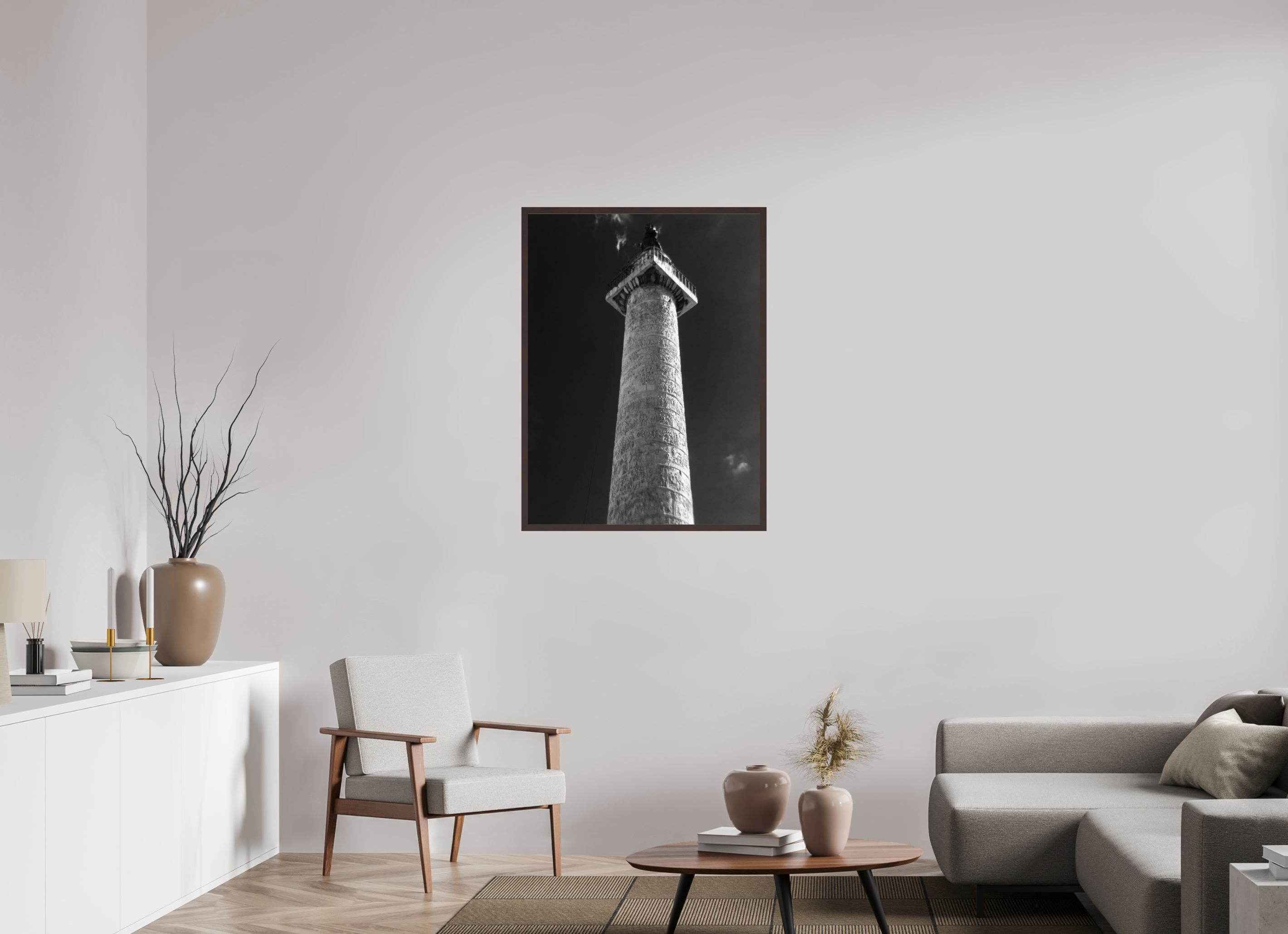 30 x 40″, ArtBox On Aluminum Dibond Trajan's Column