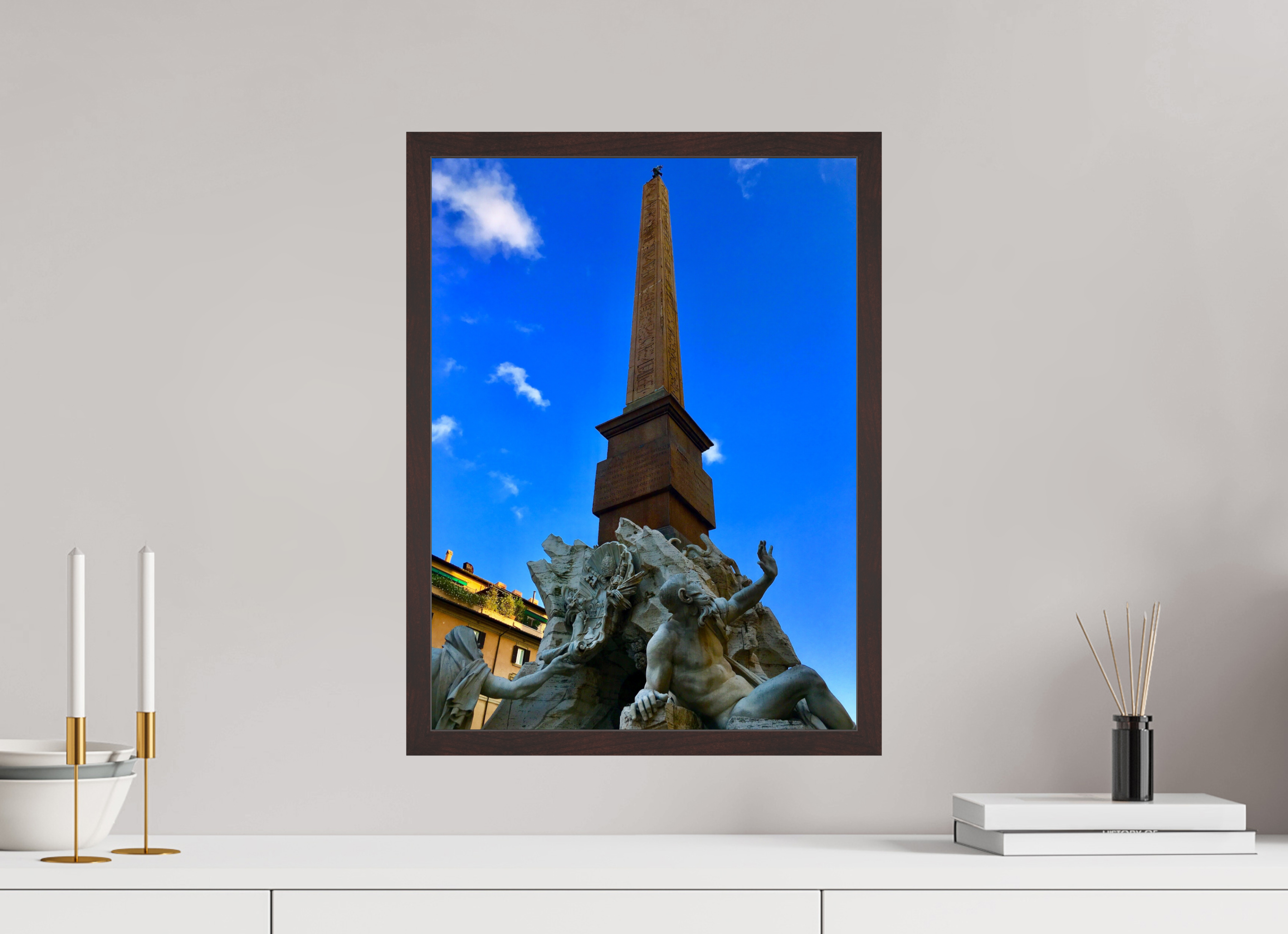 15 x 20″, ArtBox On Aluminum Dibond Piazza Novona