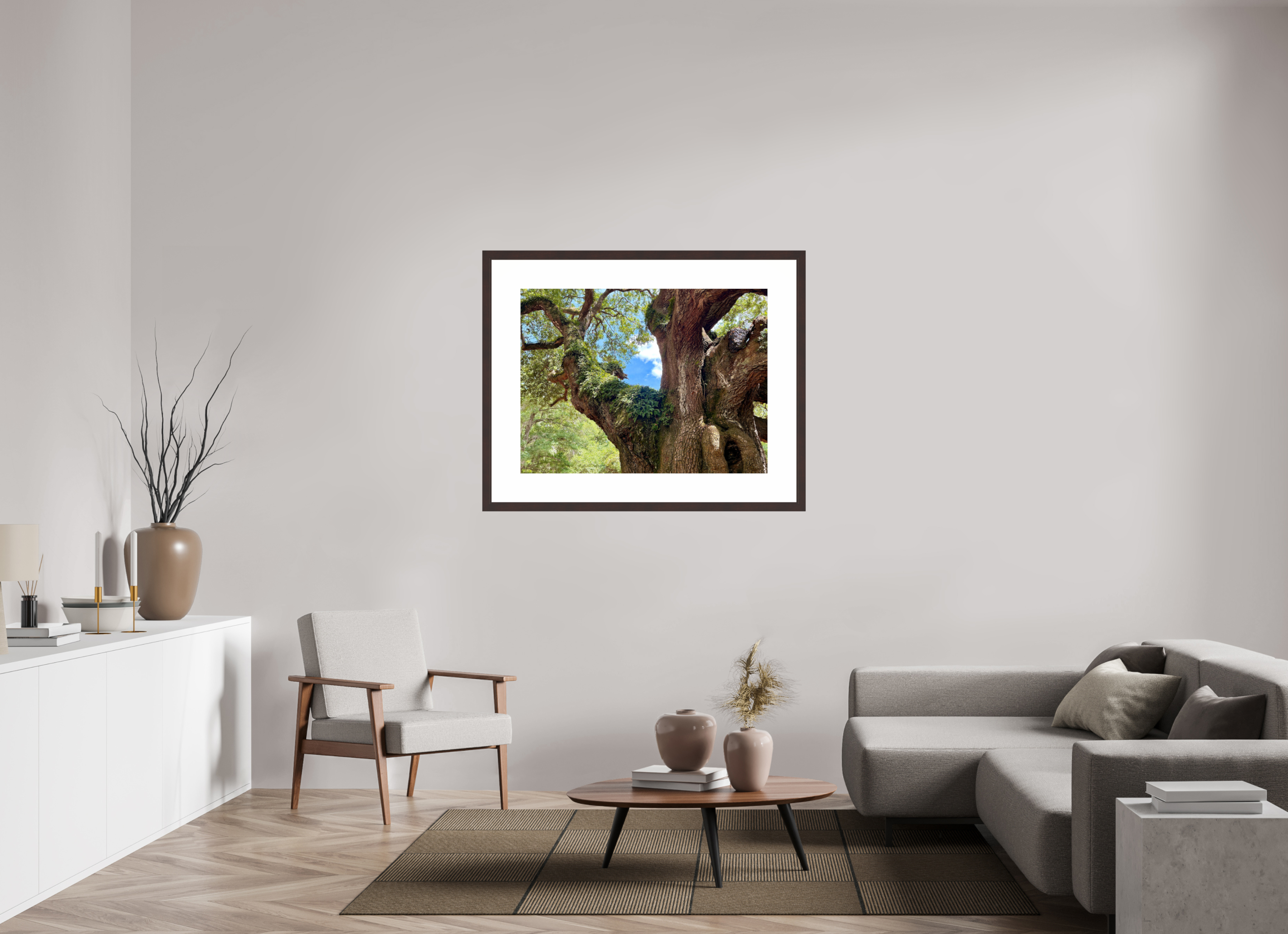 40 x 30″, Framed, Alder Brown, Color Print Angel Oak