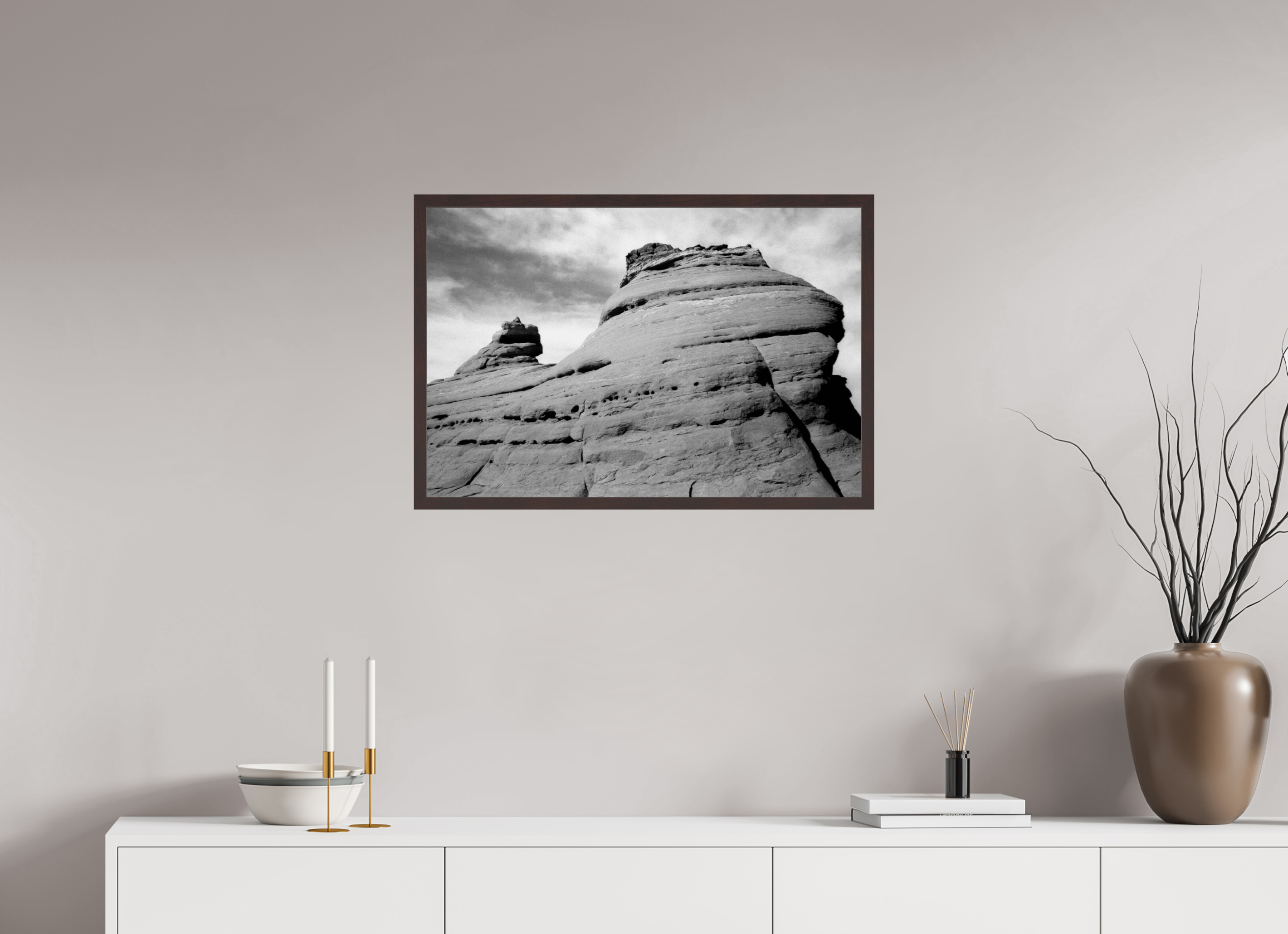 29.7 x 20″, ArtBox On Aluminum Dibond Double Formation Near Arches