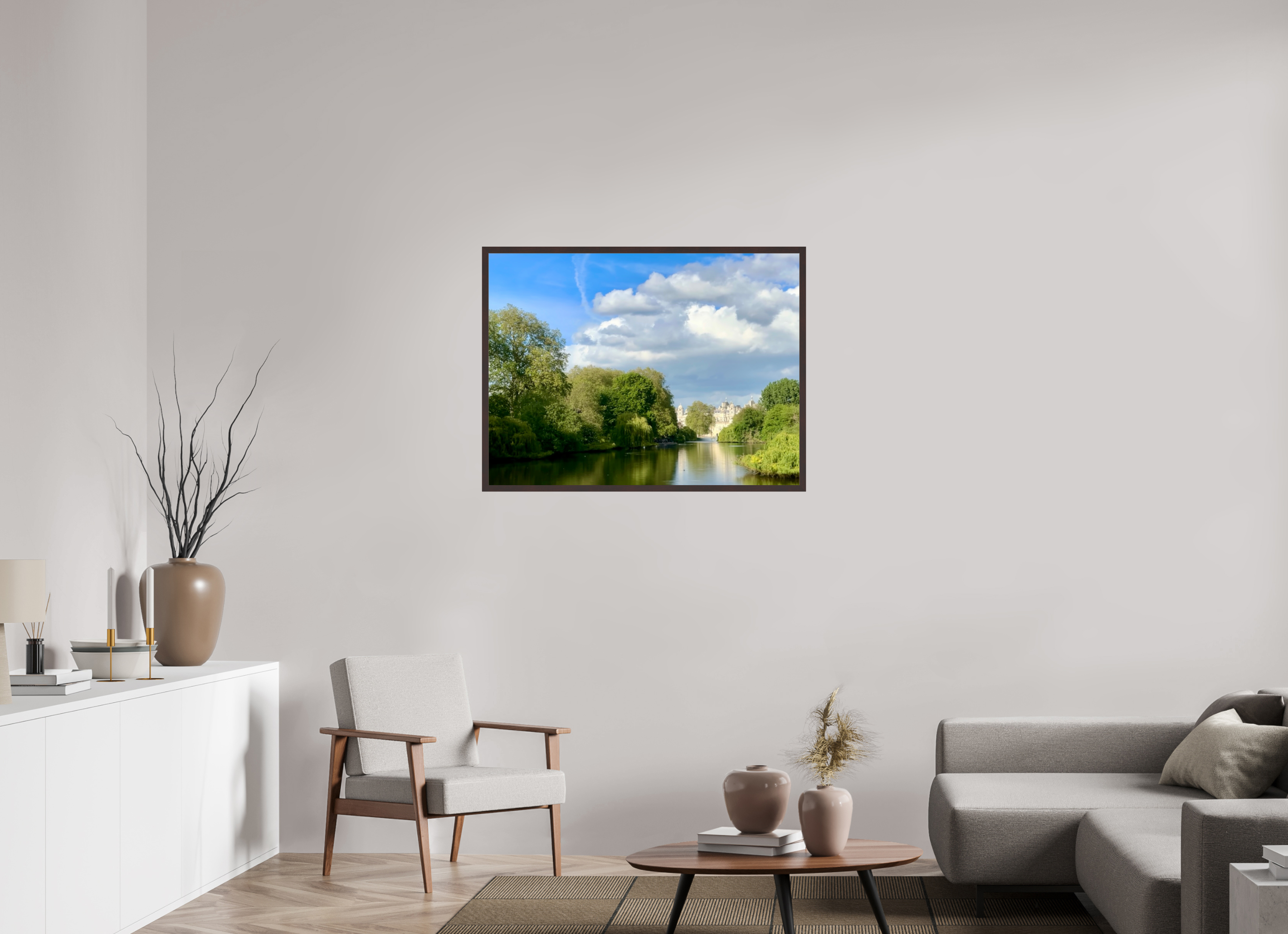 40 x 30″, ArtBox On Aluminum Dibond St. James's Park Lake
