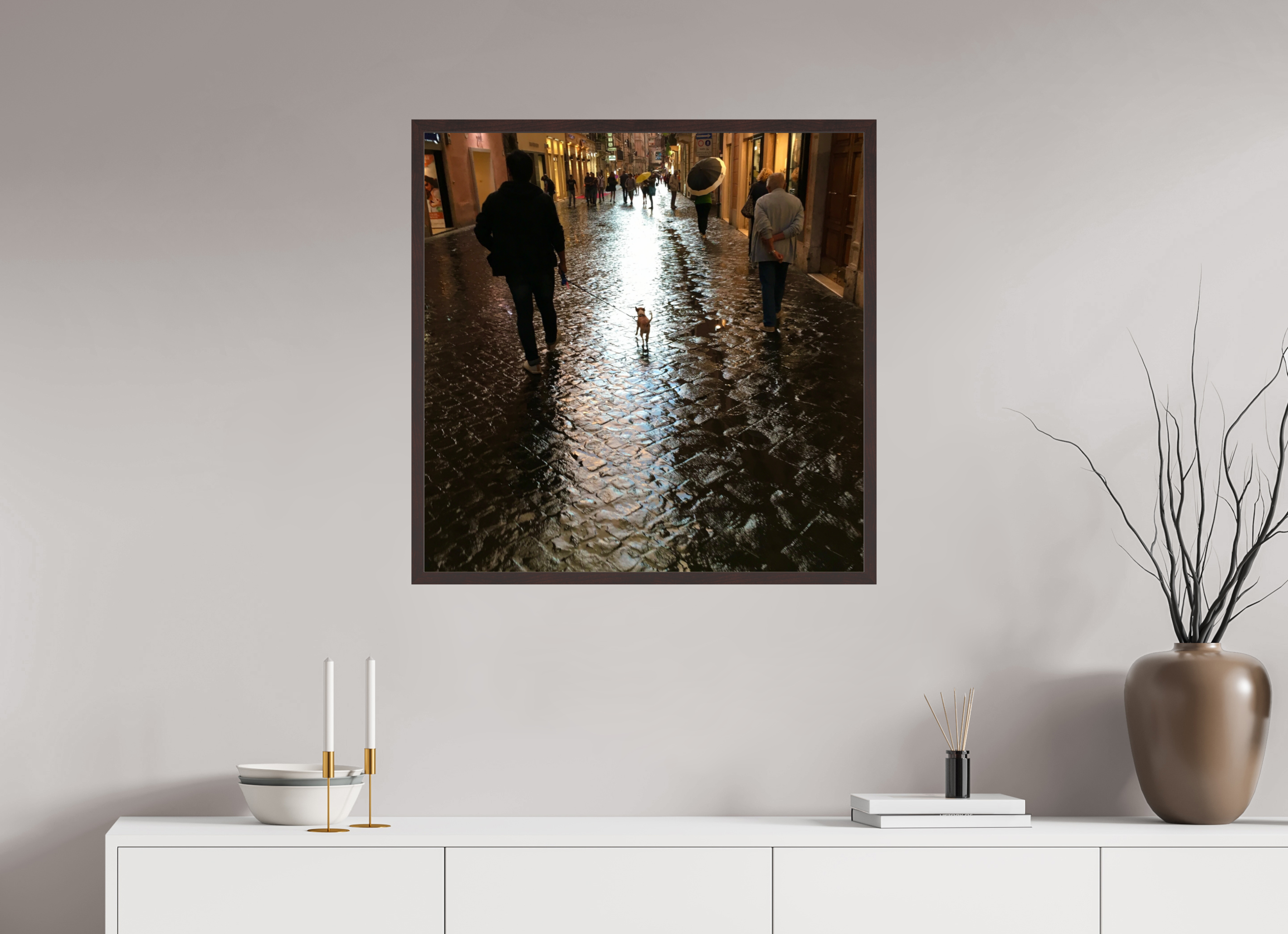 30 x 30″, ArtBox On Aluminum Dibond Chihuahua
