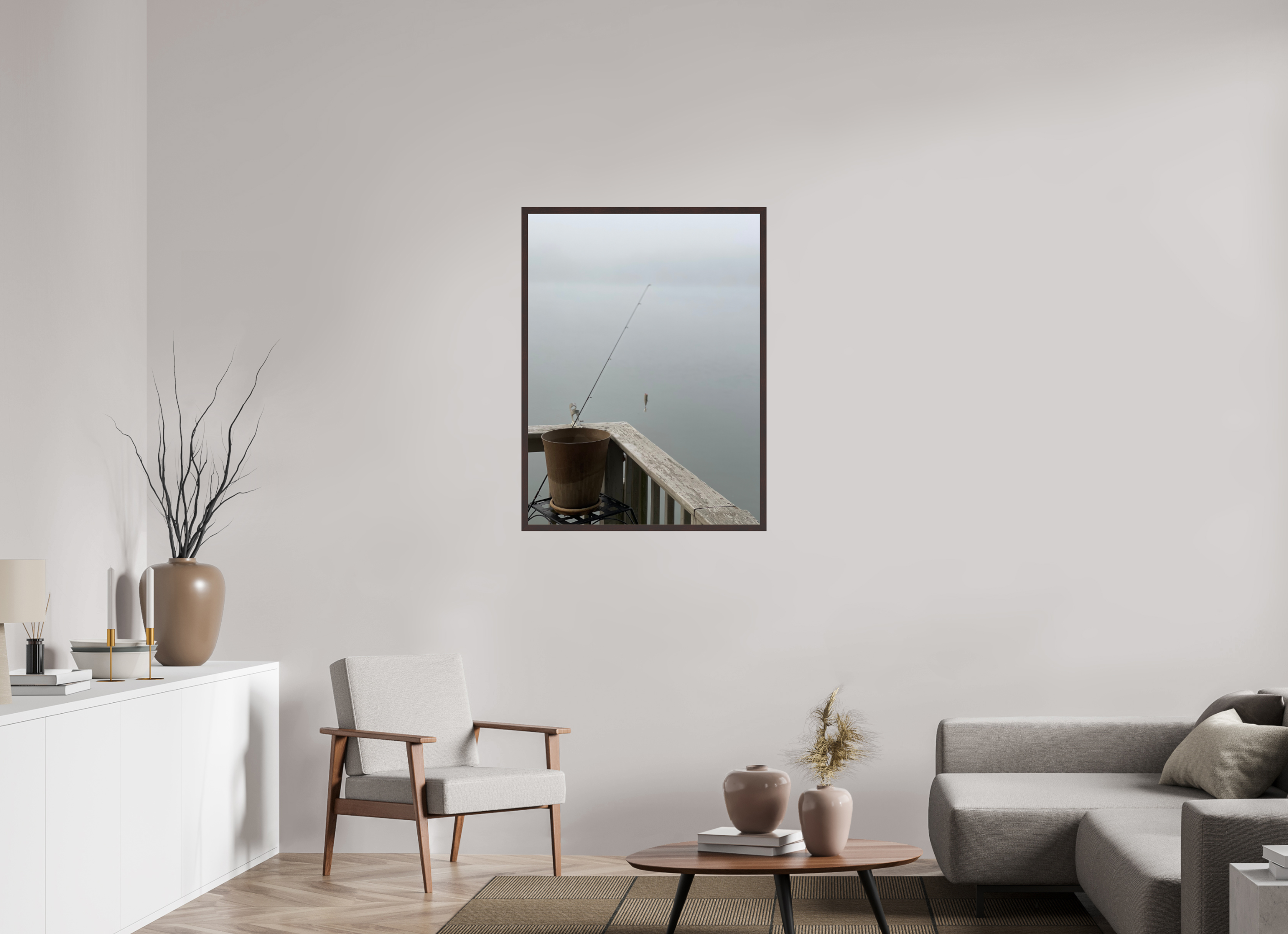 30 x 40″, ArtBox On Aluminum Dibond Fish Tackle