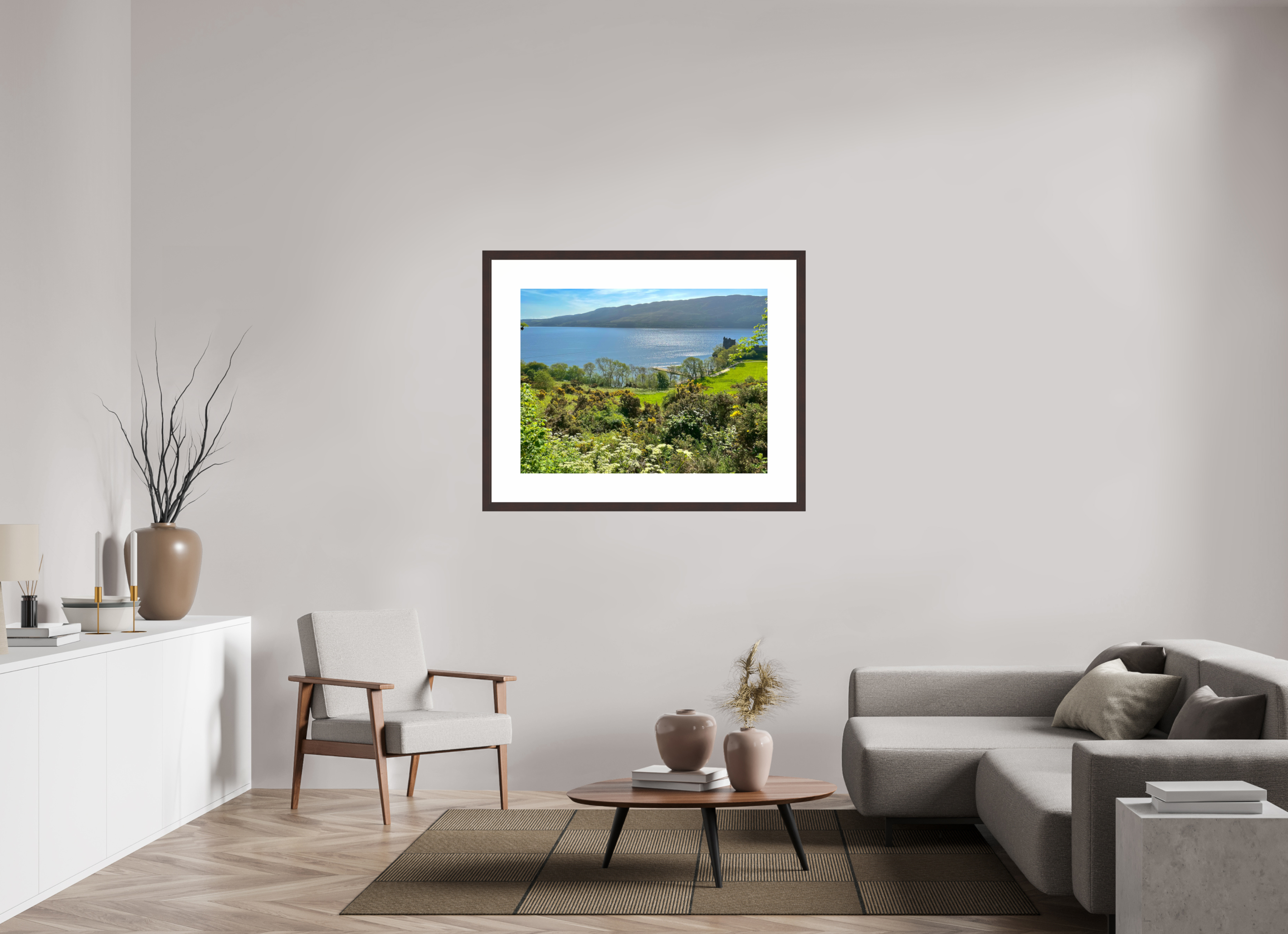 40 x 30″, Framed, Alder Brown, Color Print Loch Ness