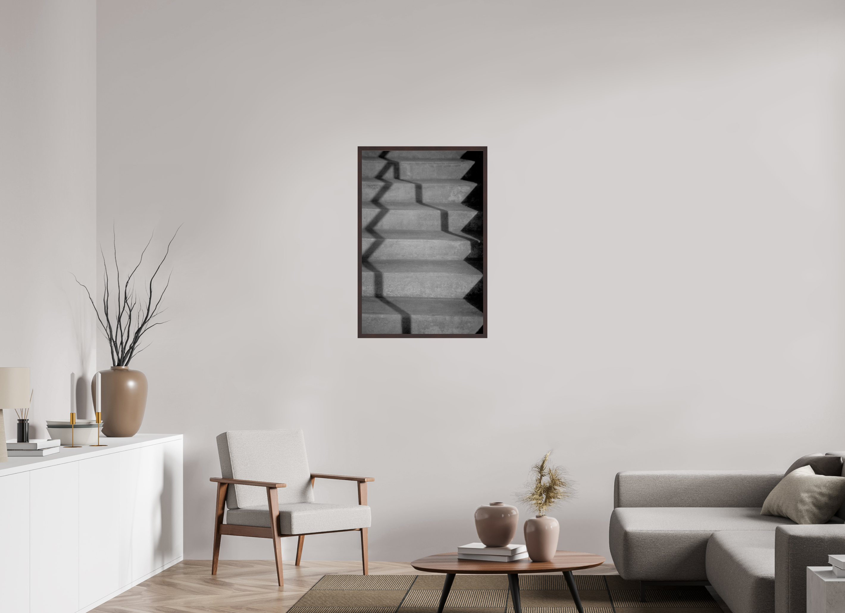 24 x 36″, ArtBox On Aluminum Dibond Step Shadows