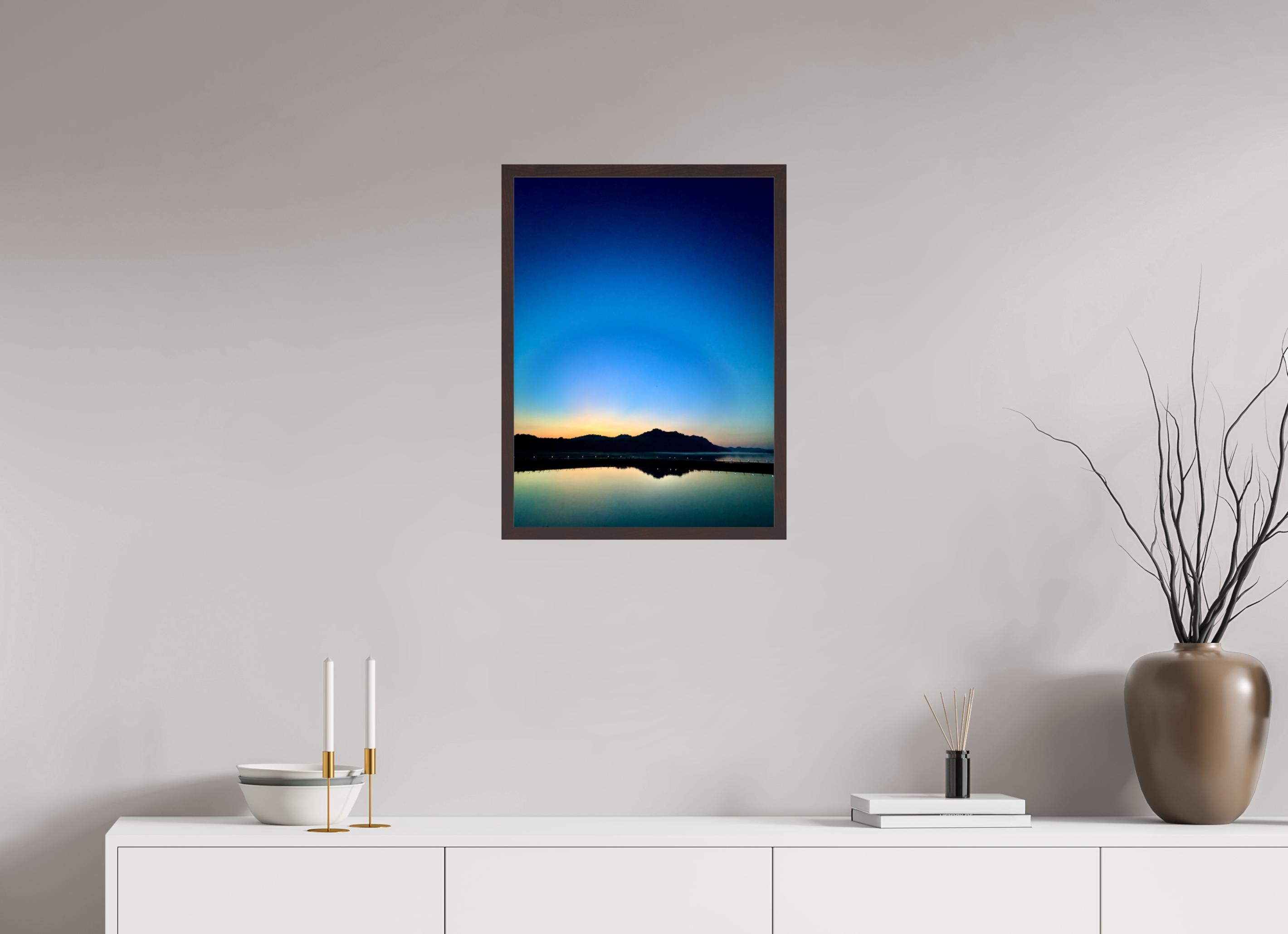 18 x 24″, ArtBox On Aluminum Dibond Dusk, Cordell Hull Reservoir