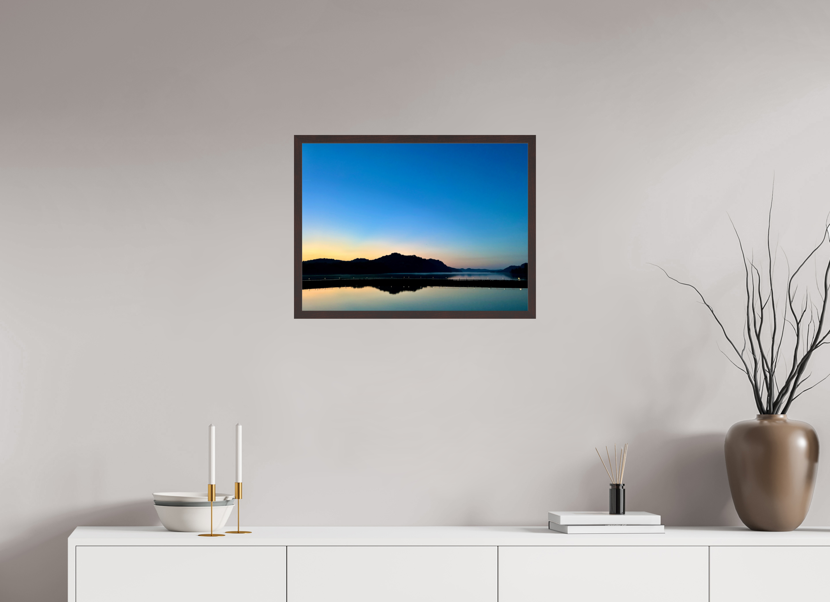 24 x 18″, ArtBox On Aluminum Dibond Dusk, Cordell Hull Reservoir (View 2)