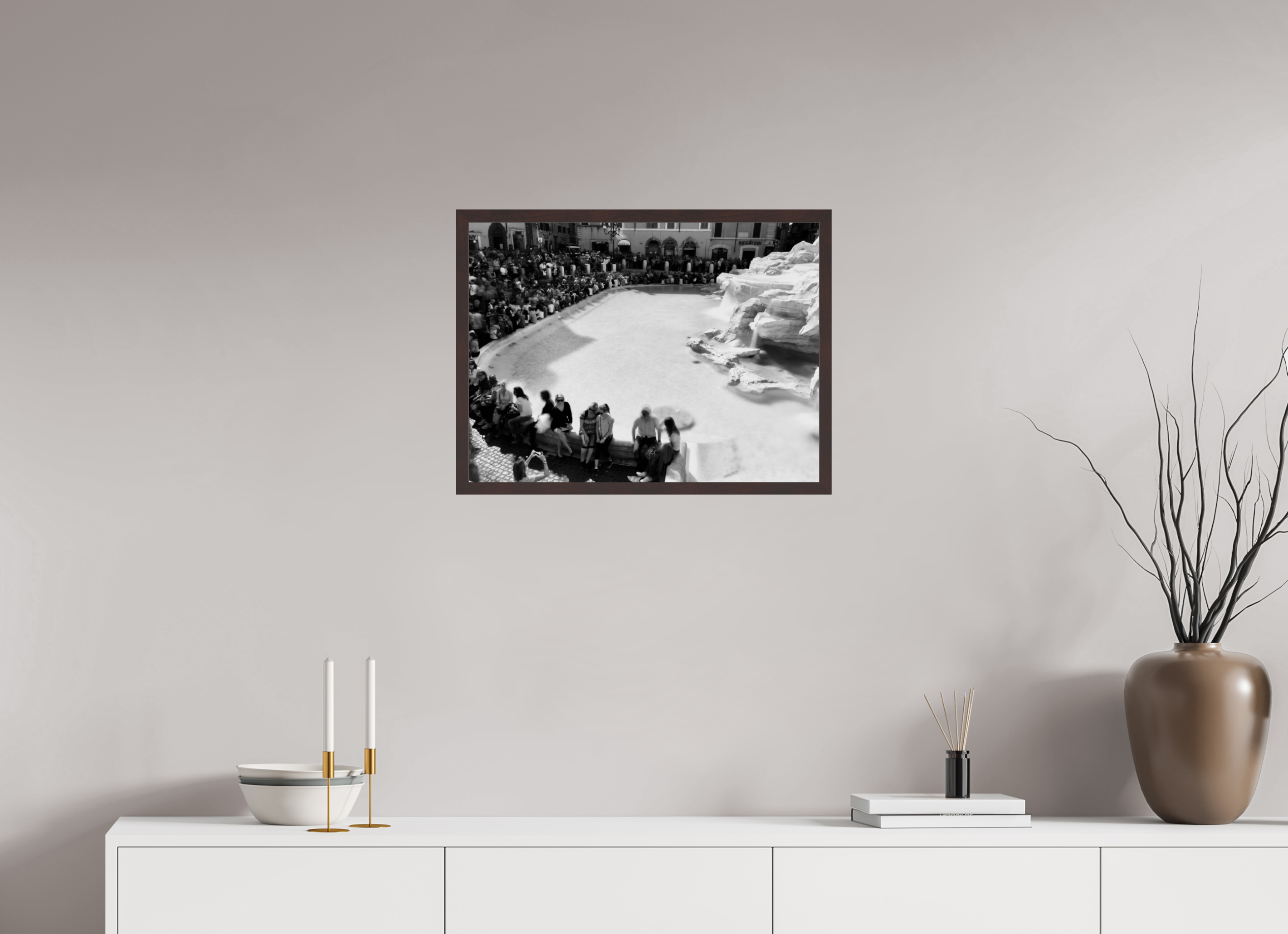 24 x 18″, ArtBox On Aluminum Dibond Trevi Fountain