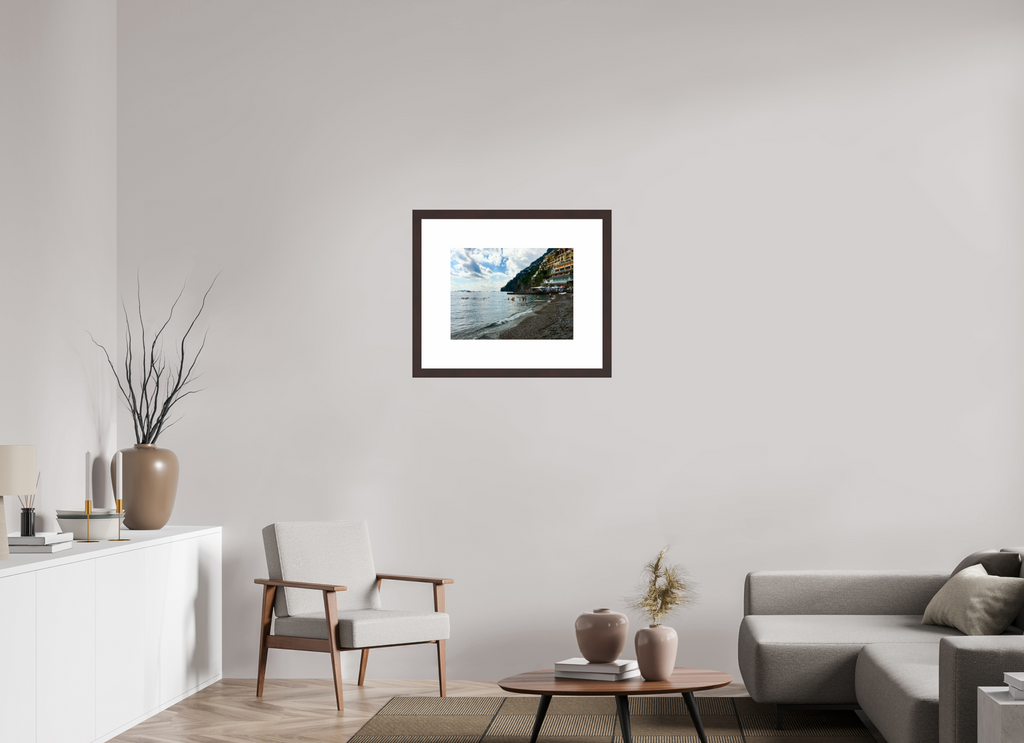 20 x 15″, Framed, Alder Brown, Color Print Positano