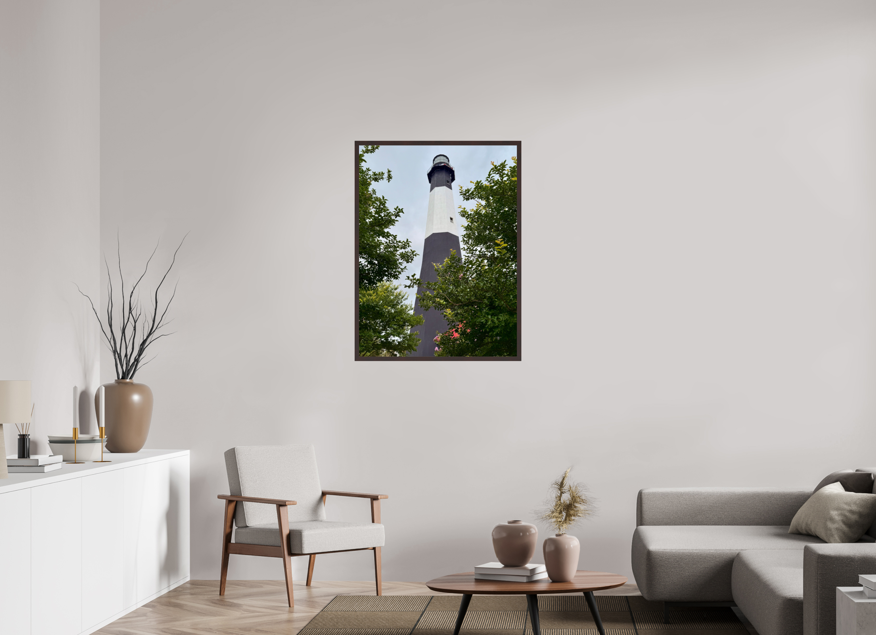 30 x 40″, ArtBox On Aluminum Dibond Tybee Island Lighthouse