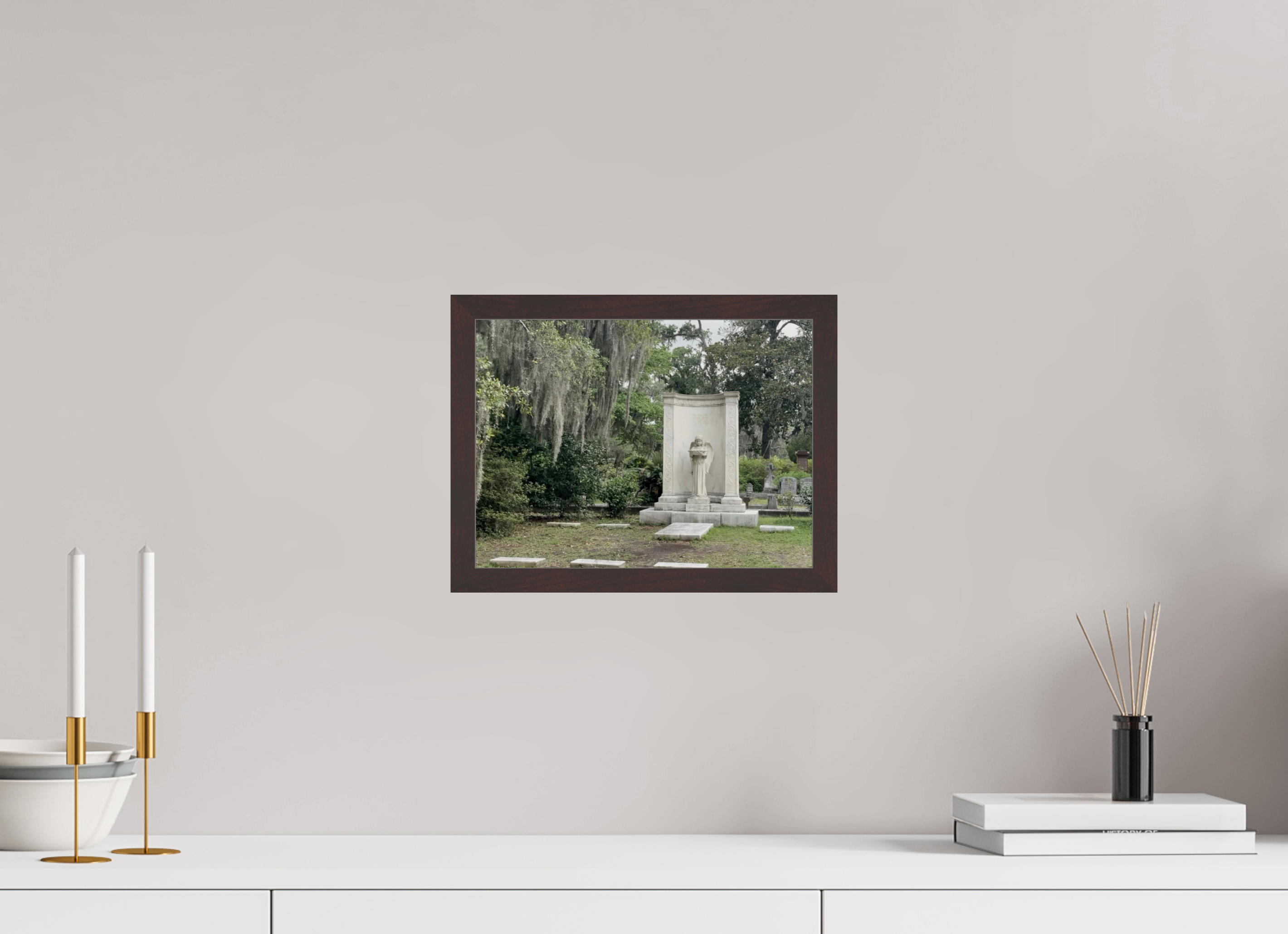 12 x 9″, ArtBox On Aluminum Dibond Bonaventure Cemetery