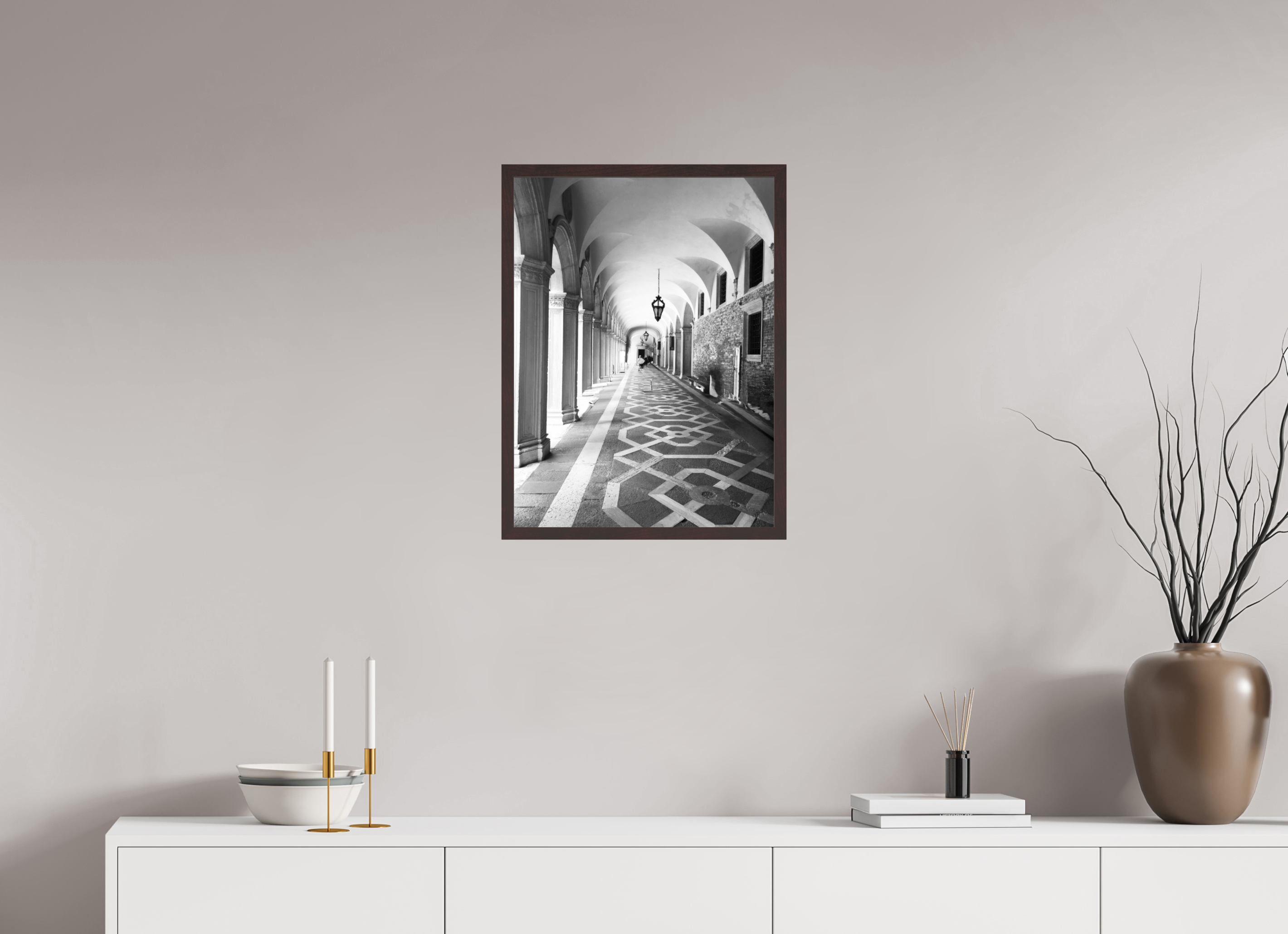 18 x 24″, ArtBox On Aluminum Dibond In the Courtyard of the Doges Palace (Variation 2)