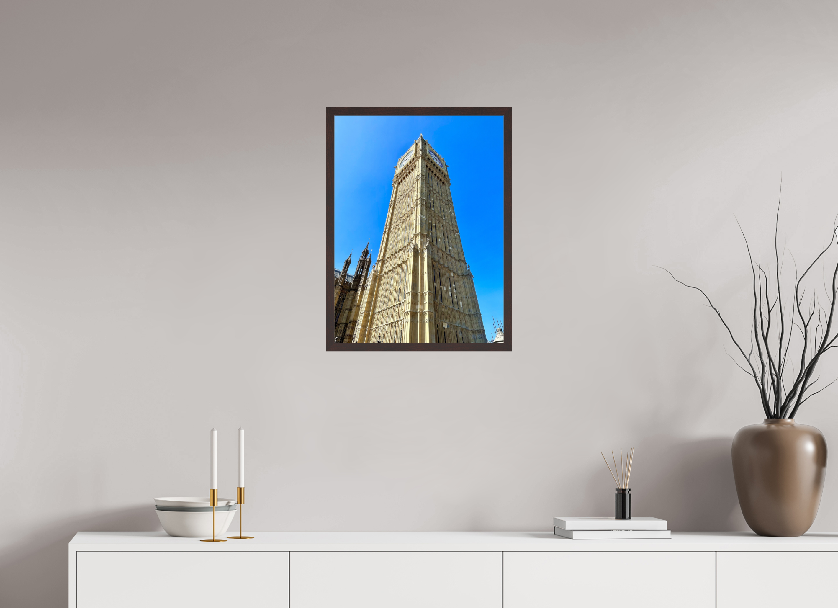 18 x 24″, ArtBox On Aluminum Dibond Elizabeth Tower (Alternate View)