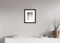 ISO A4 (21 x 29,7 cm), Framed, Alder Brown, B&W Print Lines