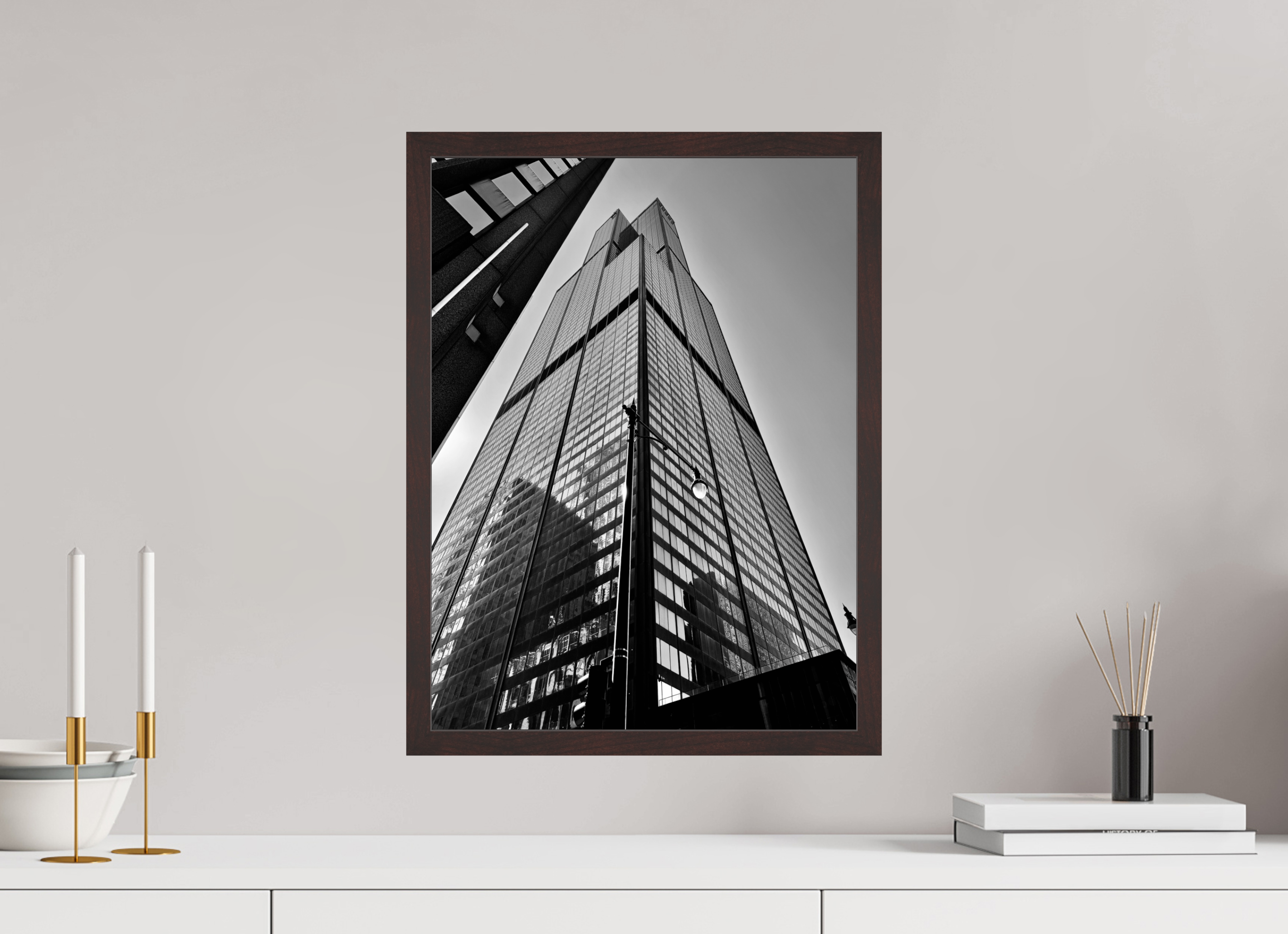 15 x 20″, ArtBox On Aluminum Dibond Skyscrapers