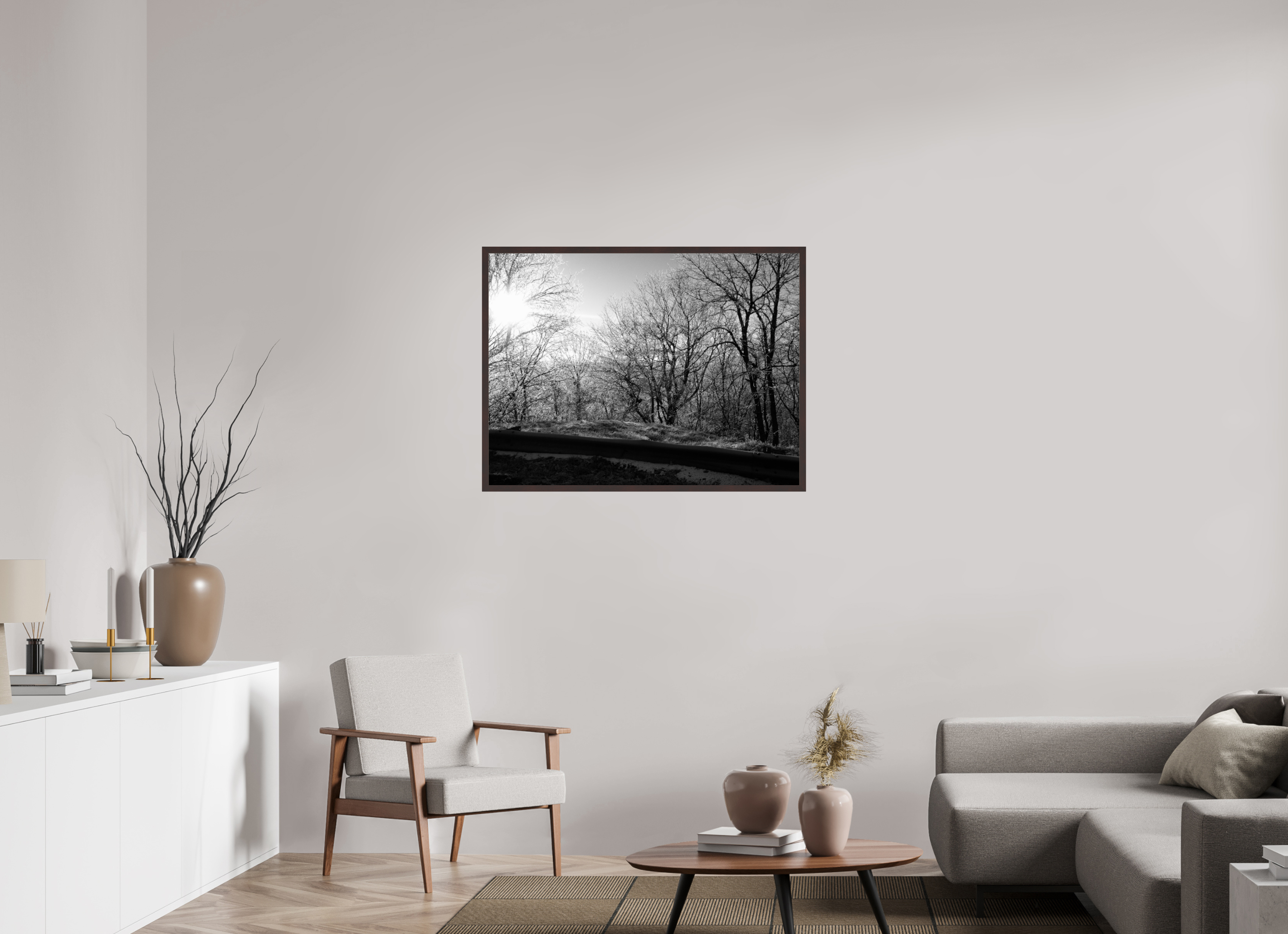 40 x 30″, ArtBox On Aluminum Dibond Winter Sunrise