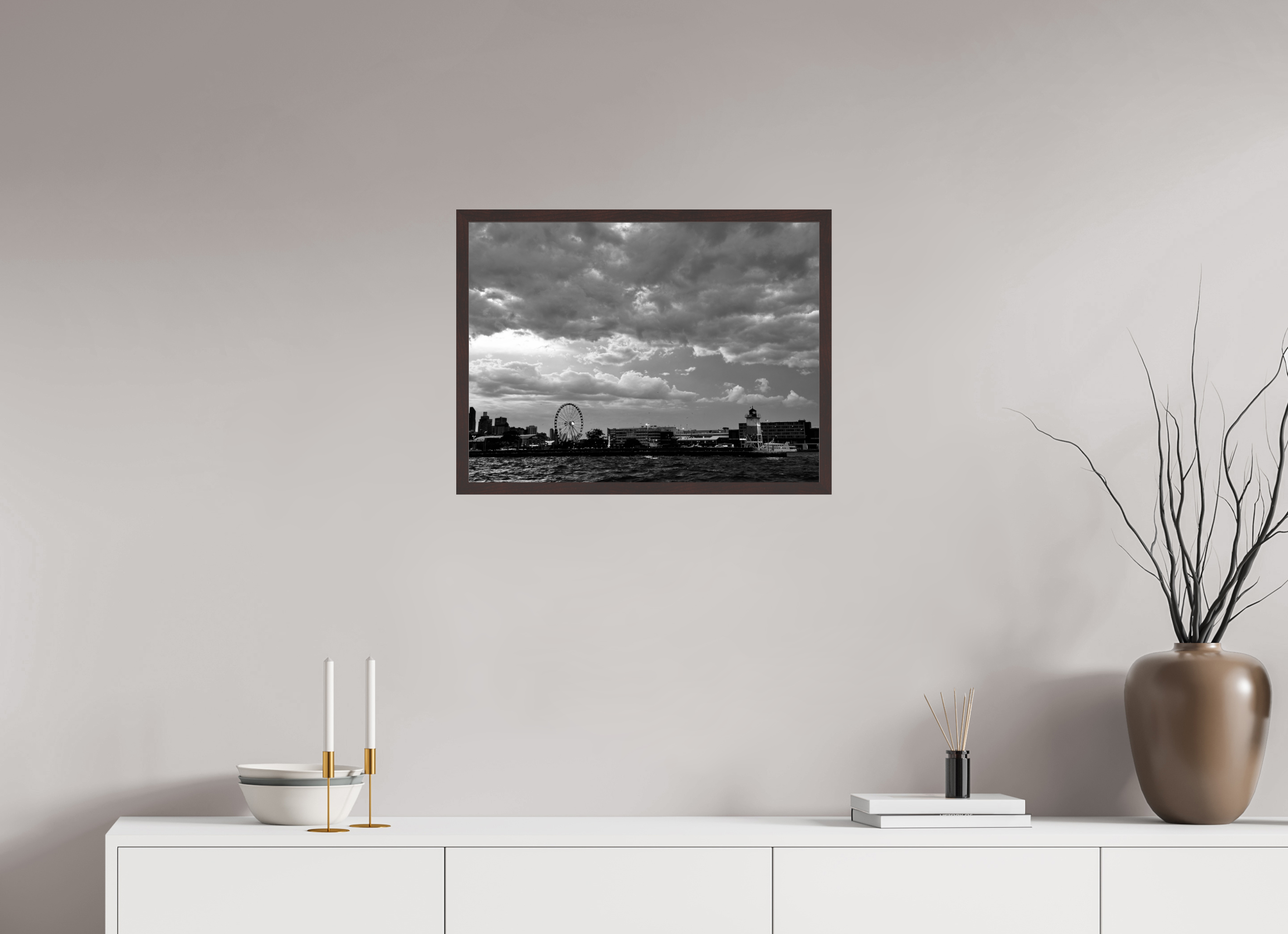 24 x 18″, ArtBox On Aluminum Dibond Navy Pier