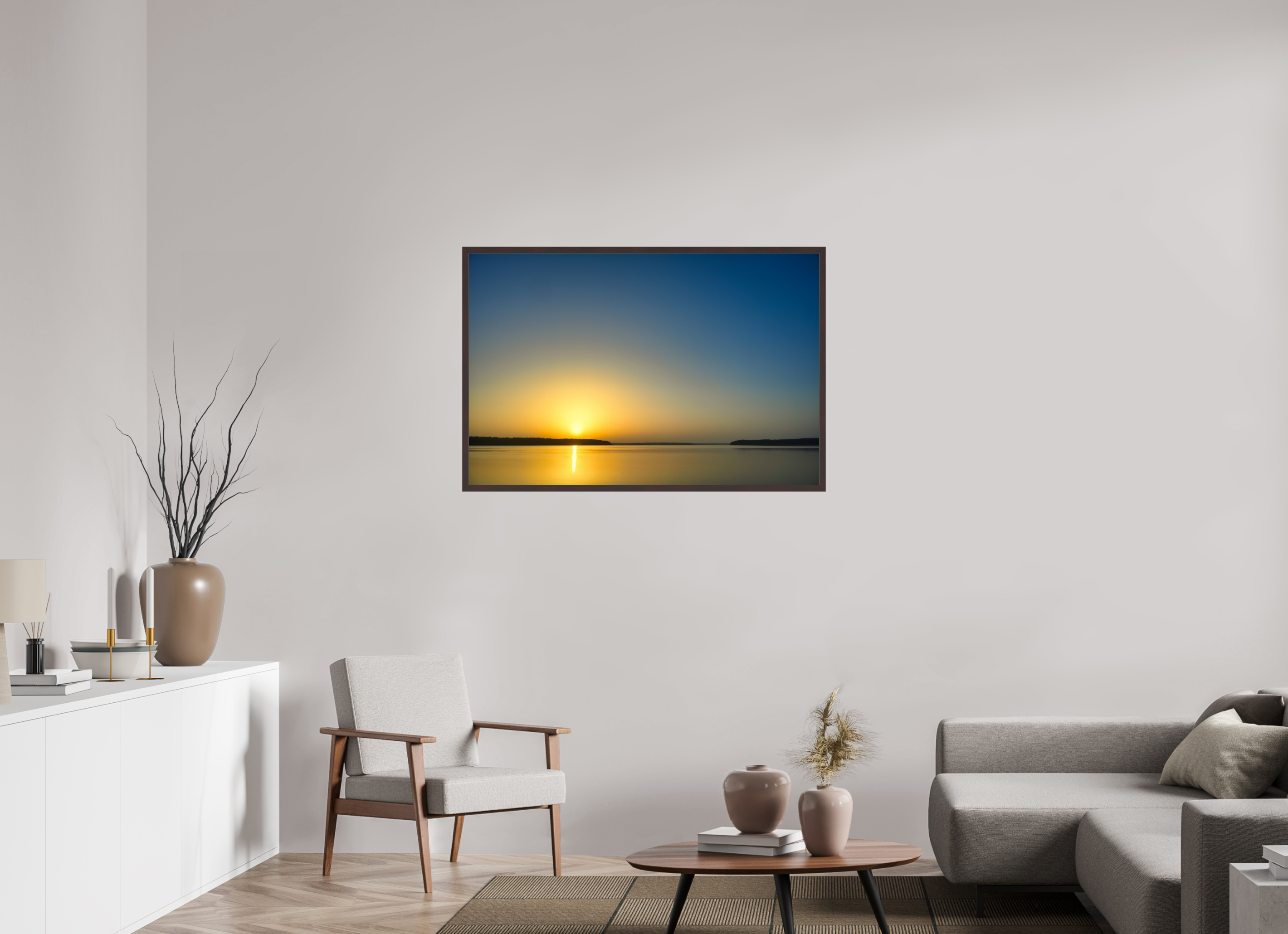 45 x 30″, ArtBox On Aluminum Dibond Sunrise at D'Arbonne Lake