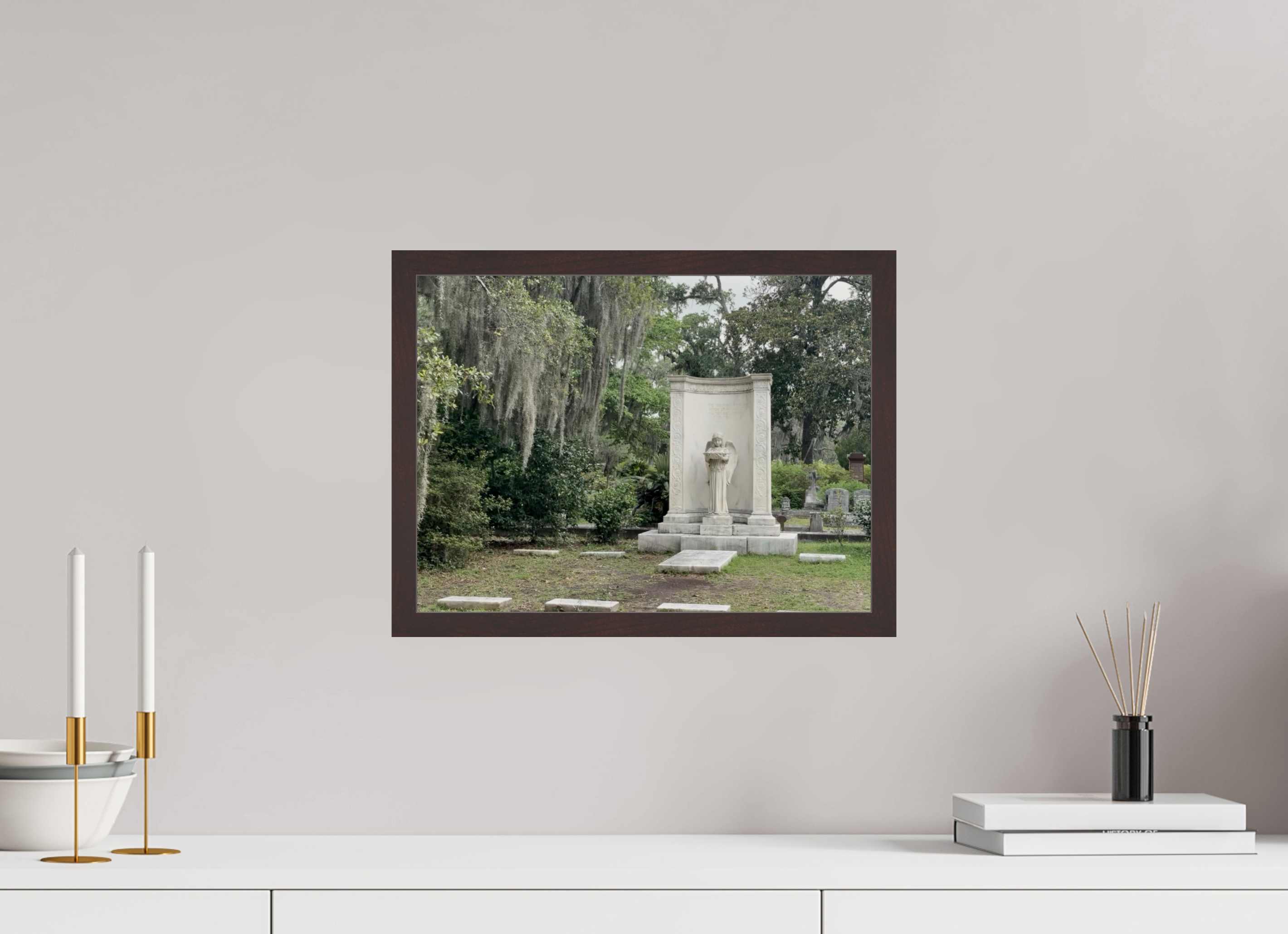 16 x 12″, ArtBox On Aluminum Dibond Bonaventure Cemetery
