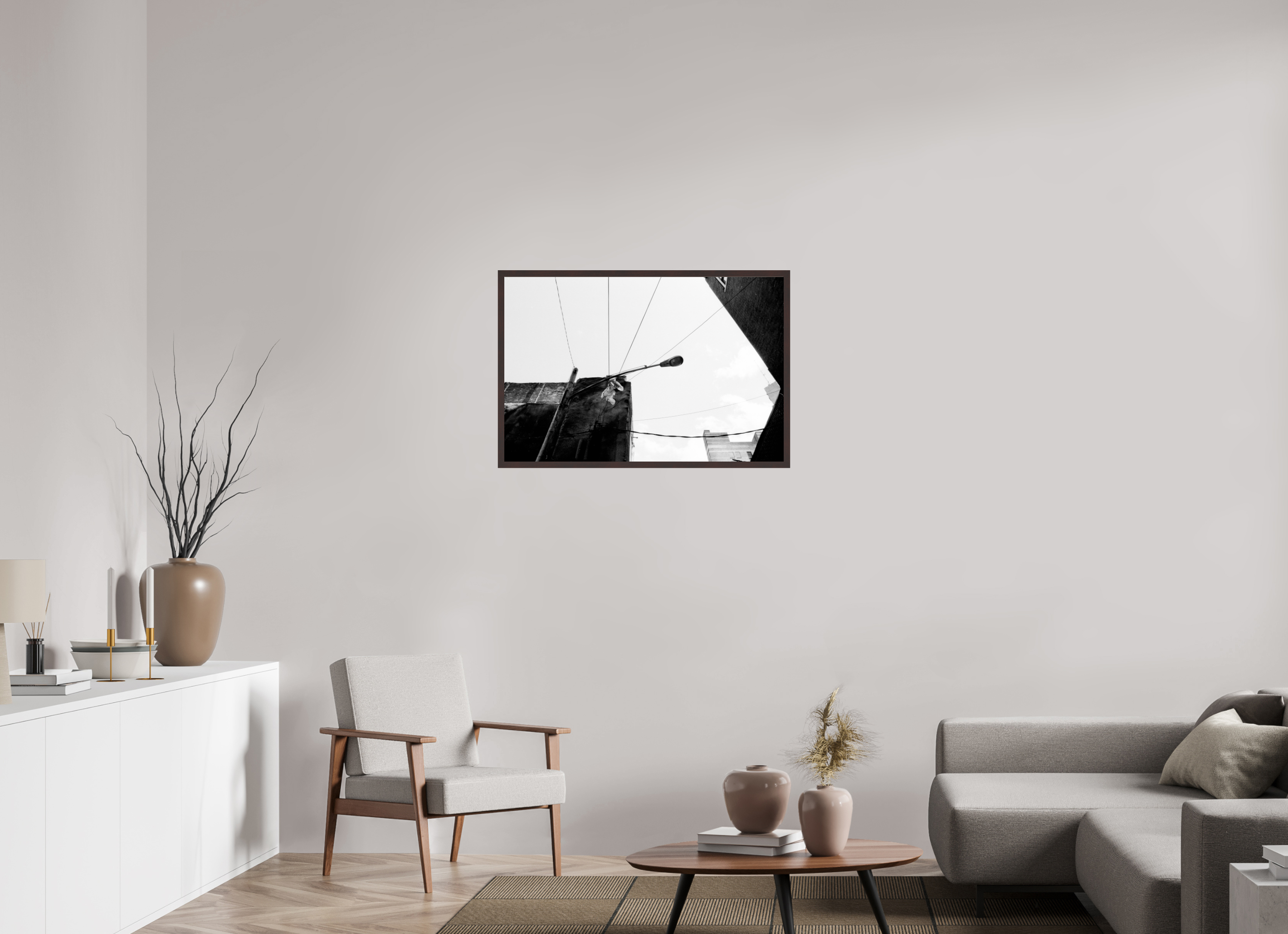 36 x 24″, ArtBox On Aluminum Dibond Lines at Corner