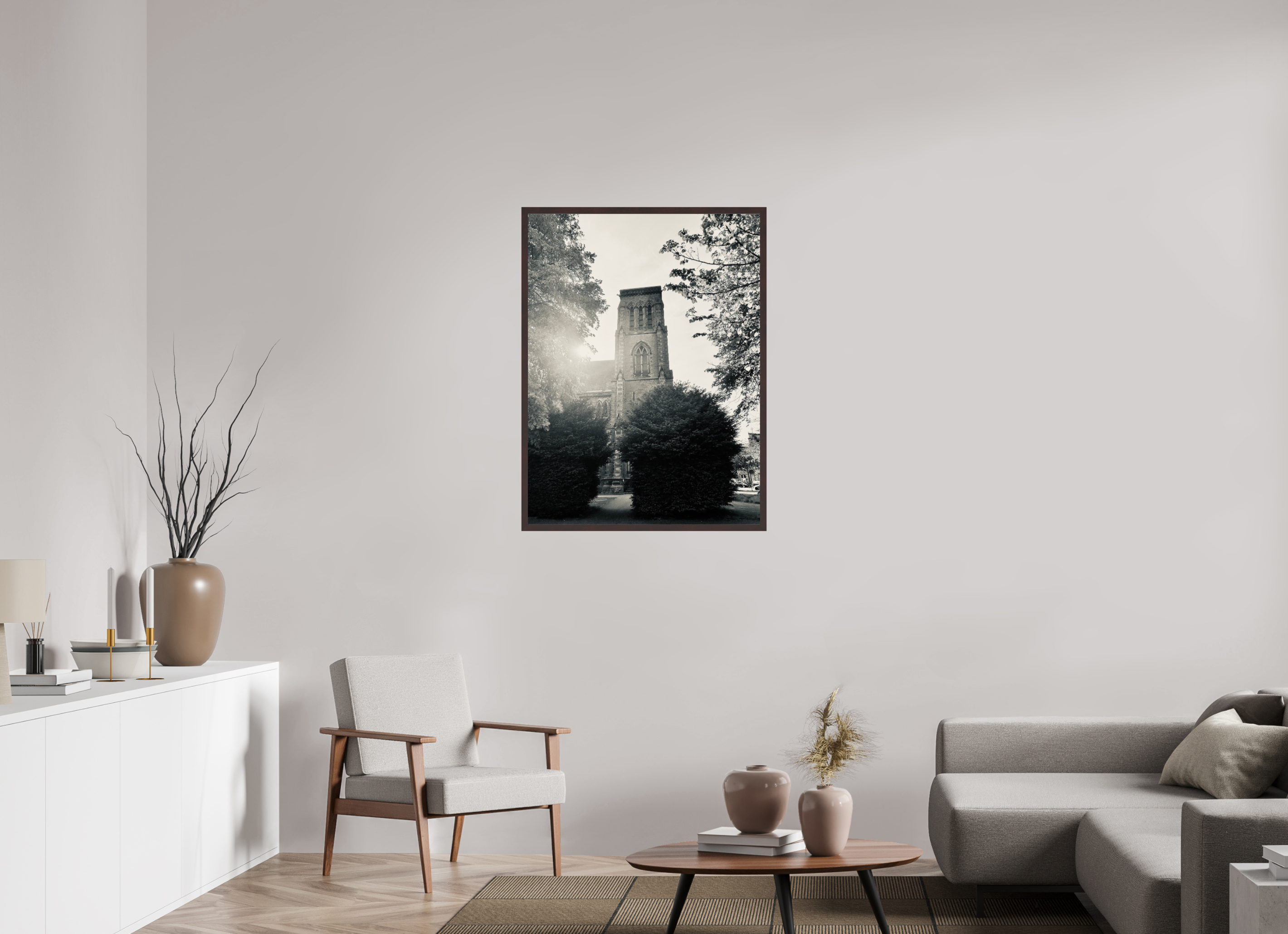 30 x 40″, ArtBox On Aluminum Dibond Inverness Cathedral