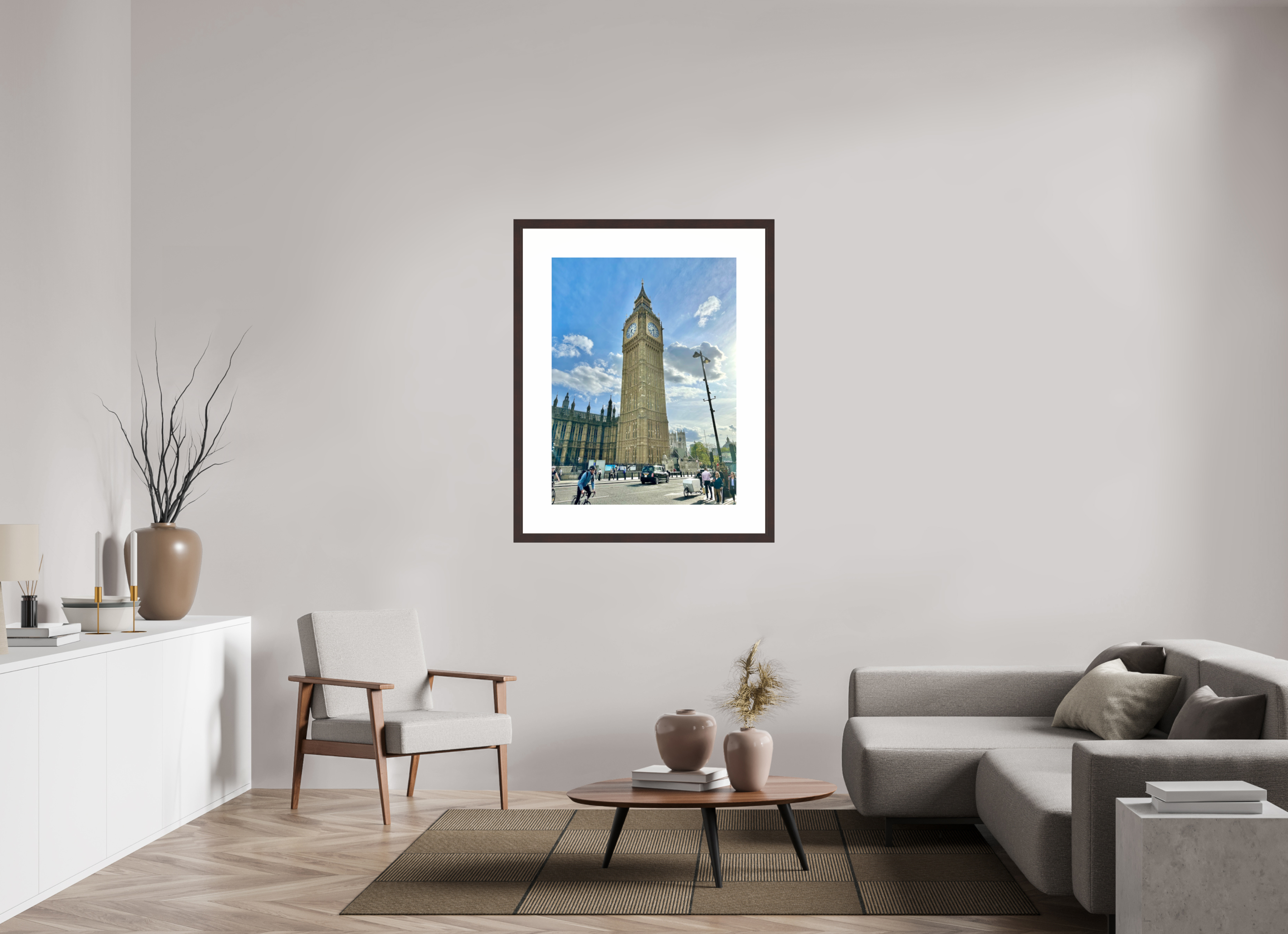 30 x 40″, Framed, Alder Brown, Color Print Elizabeth Tower