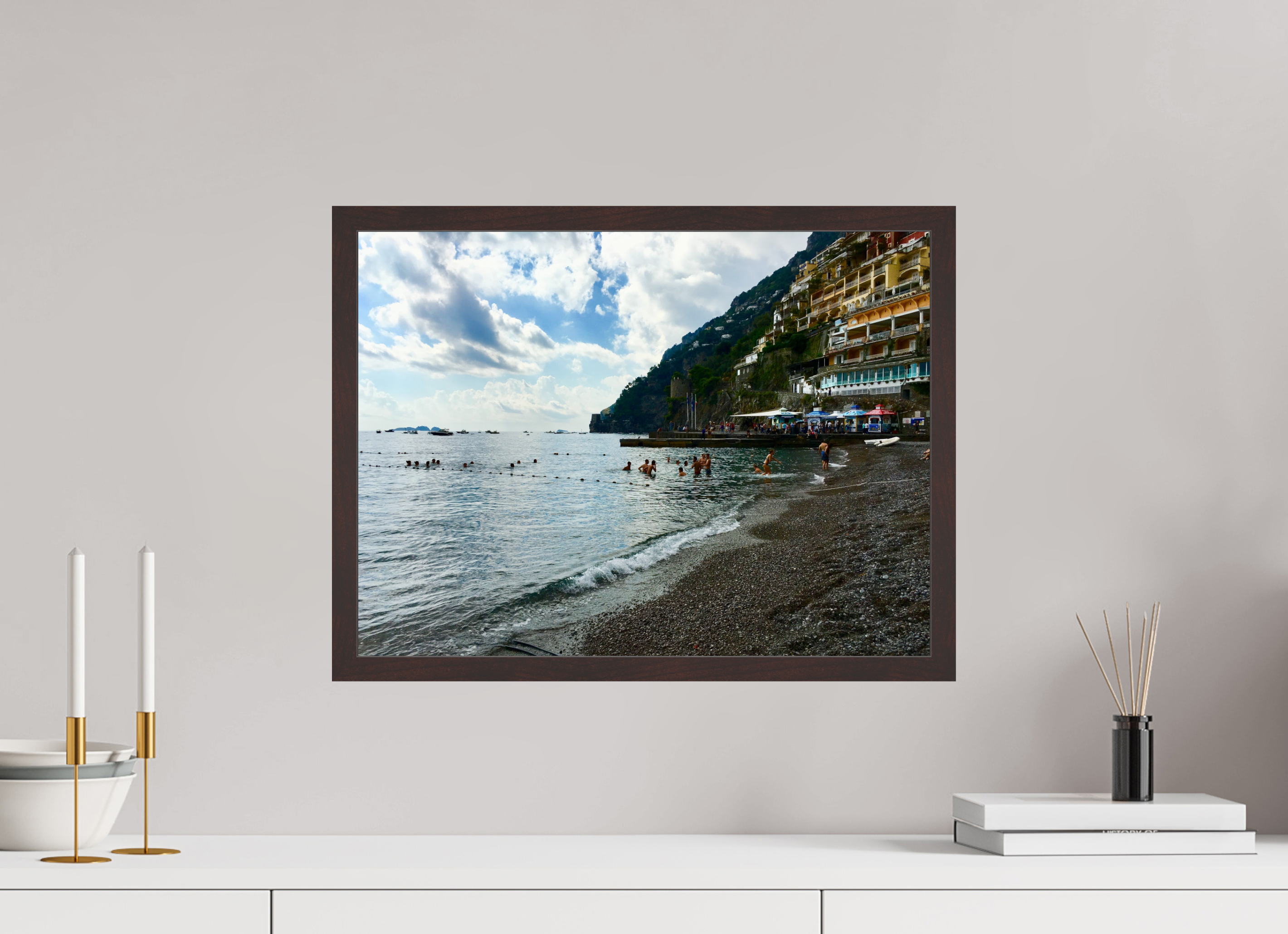 20 x 15″, ArtBox On Aluminum Dibond Positano