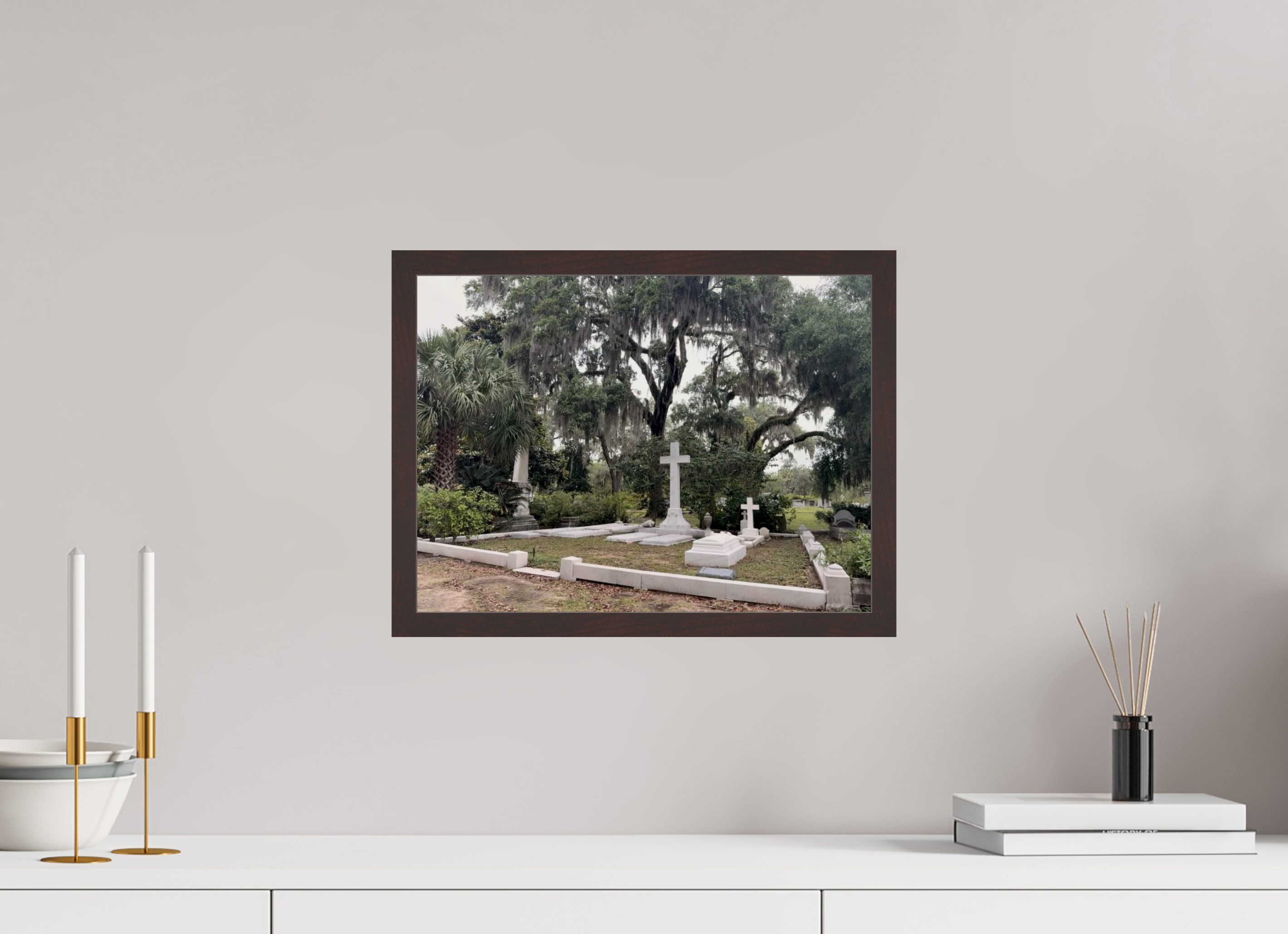 16 x 12″, ArtBox On Aluminum Dibond Bonaventure Cemetery
