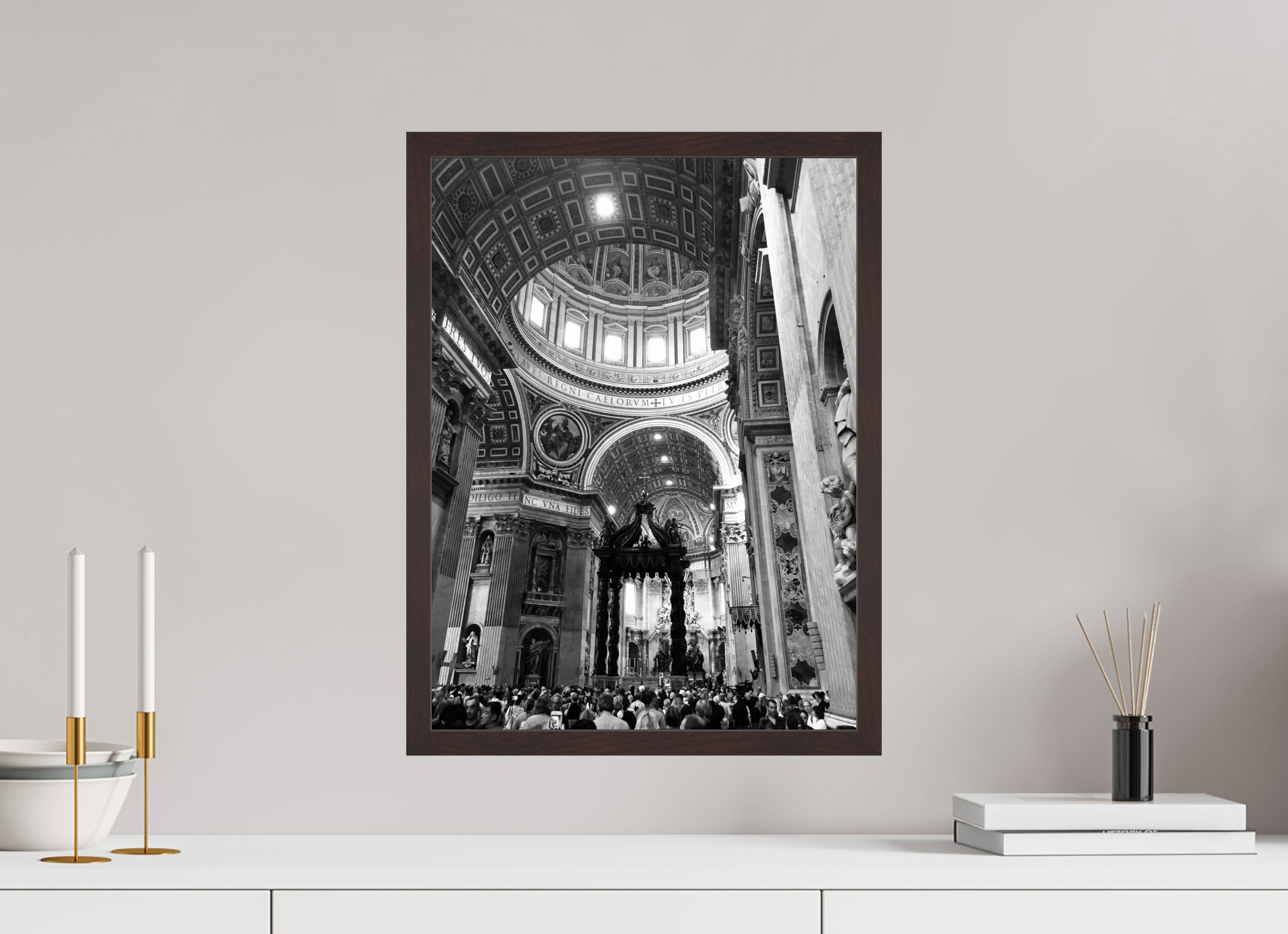 15 x 20″, ArtBox On Aluminum Dibond Inside St. Peter's