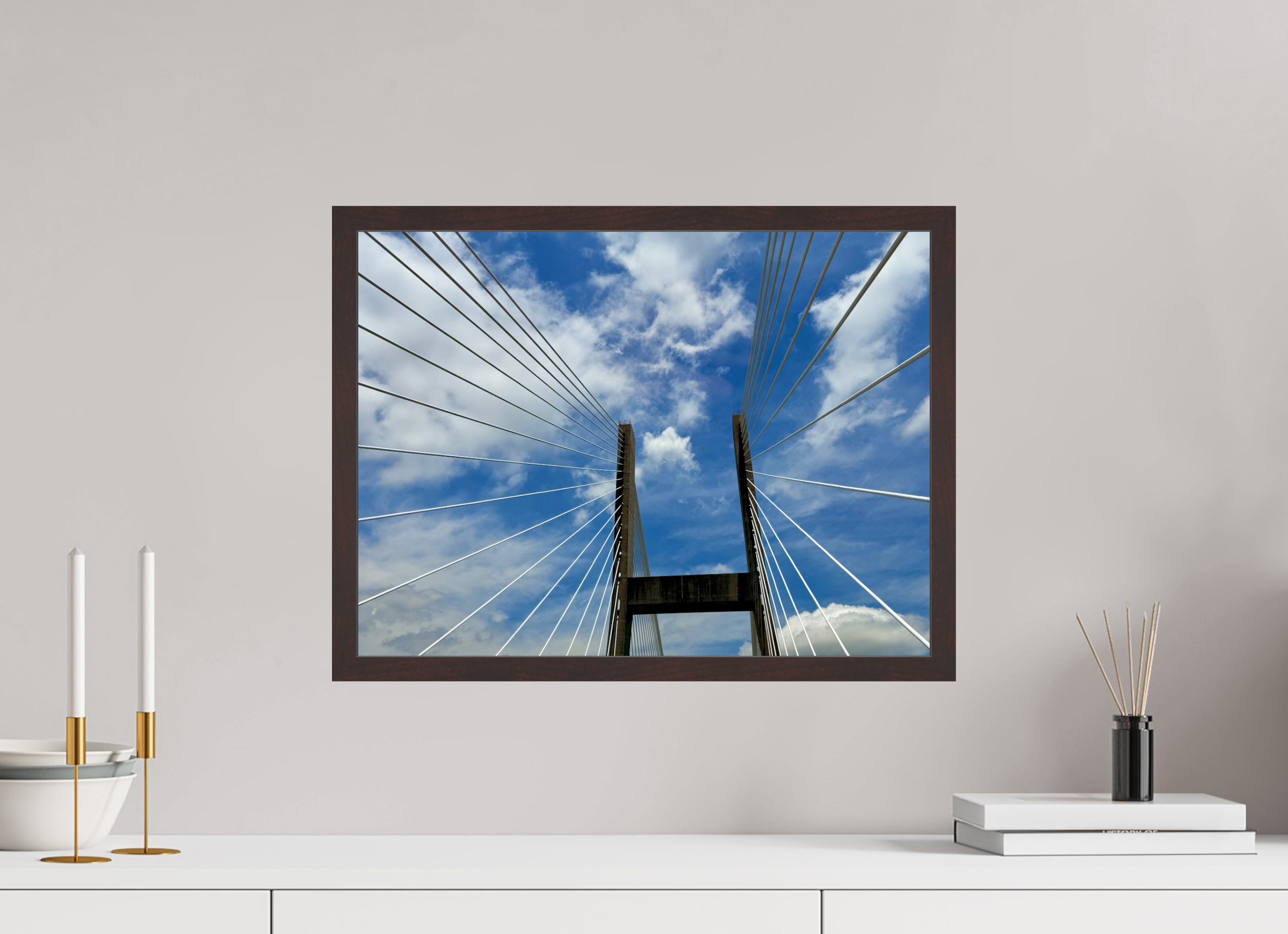 20 x 15″, ArtBox On Aluminum Dibond Talmage Memorial Bridge