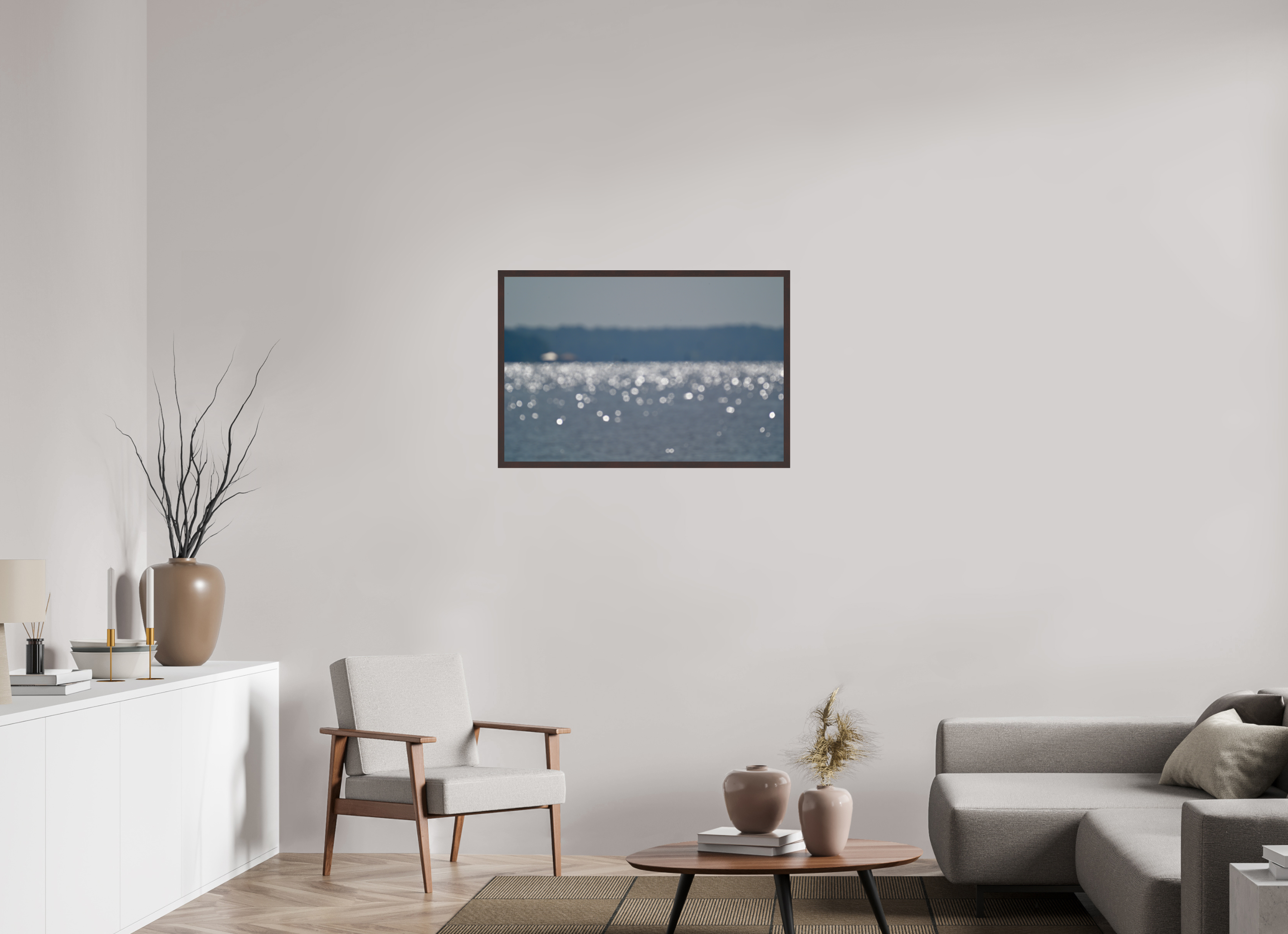 36 x 24″, ArtBox On Aluminum Dibond Unfocused Lake Light
