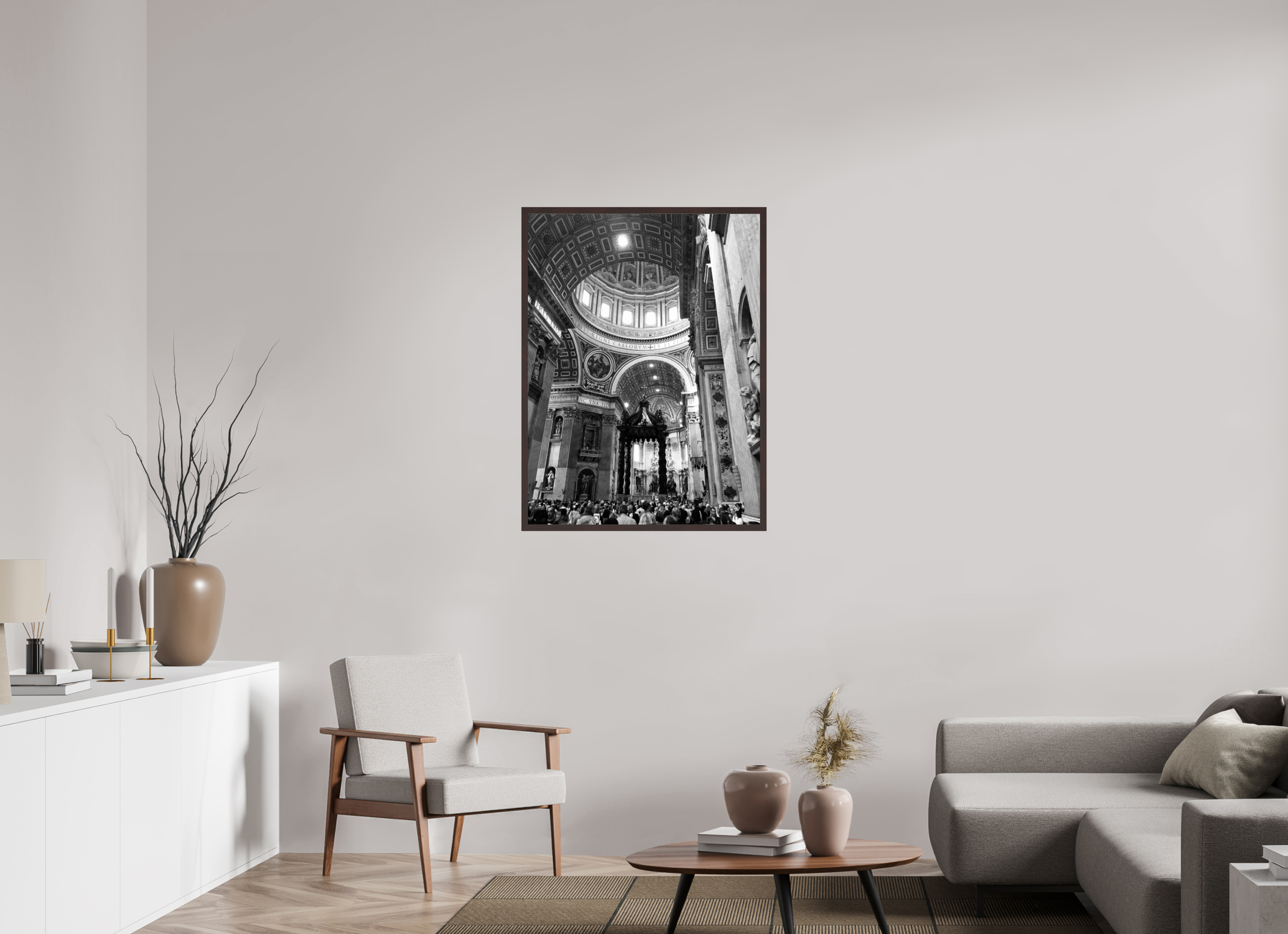 30 x 40″, ArtBox On Aluminum Dibond Inside St. Peter's