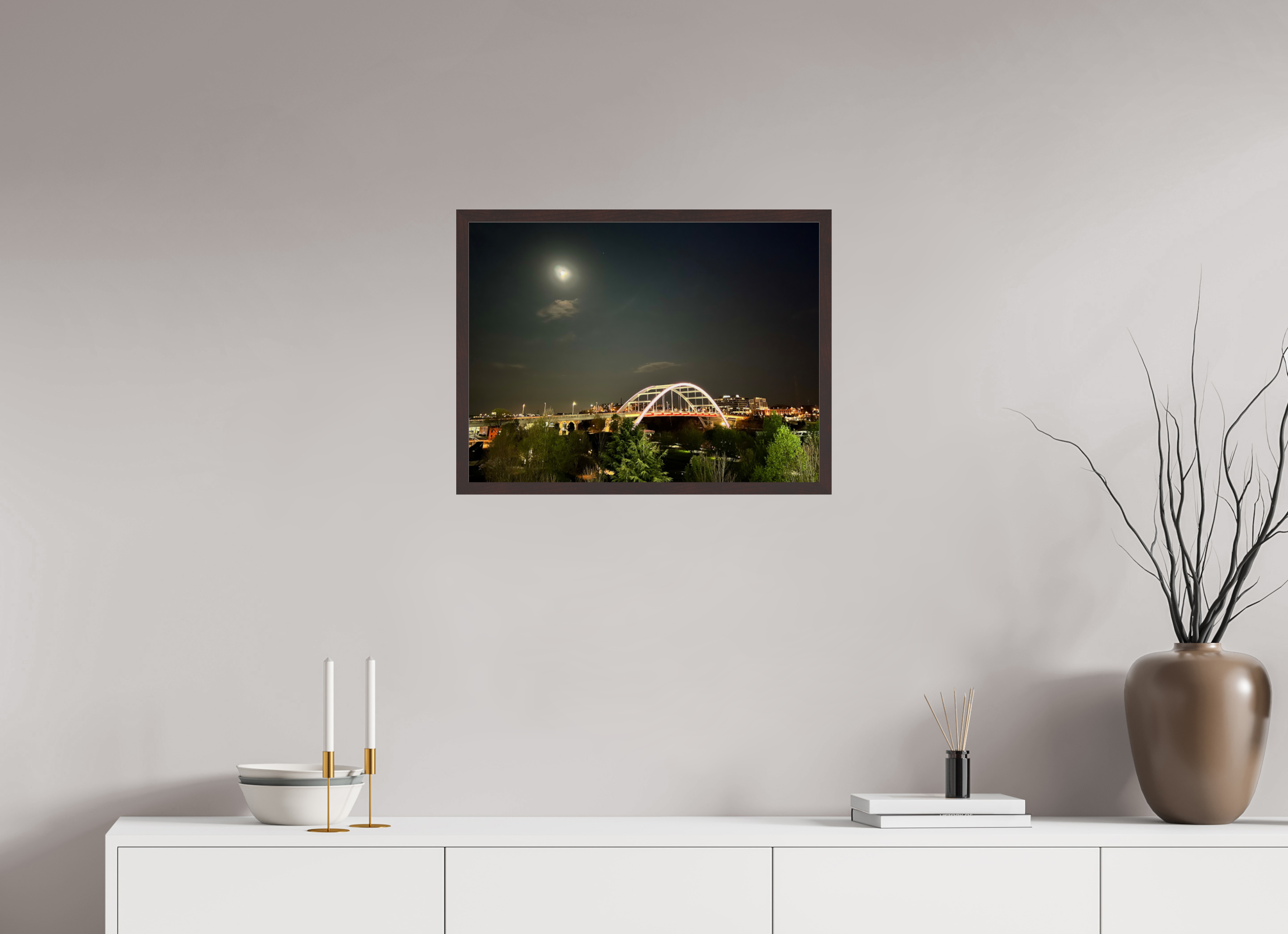 24 x 18″, ArtBox On Aluminum Dibond Korean Veterans Bridge