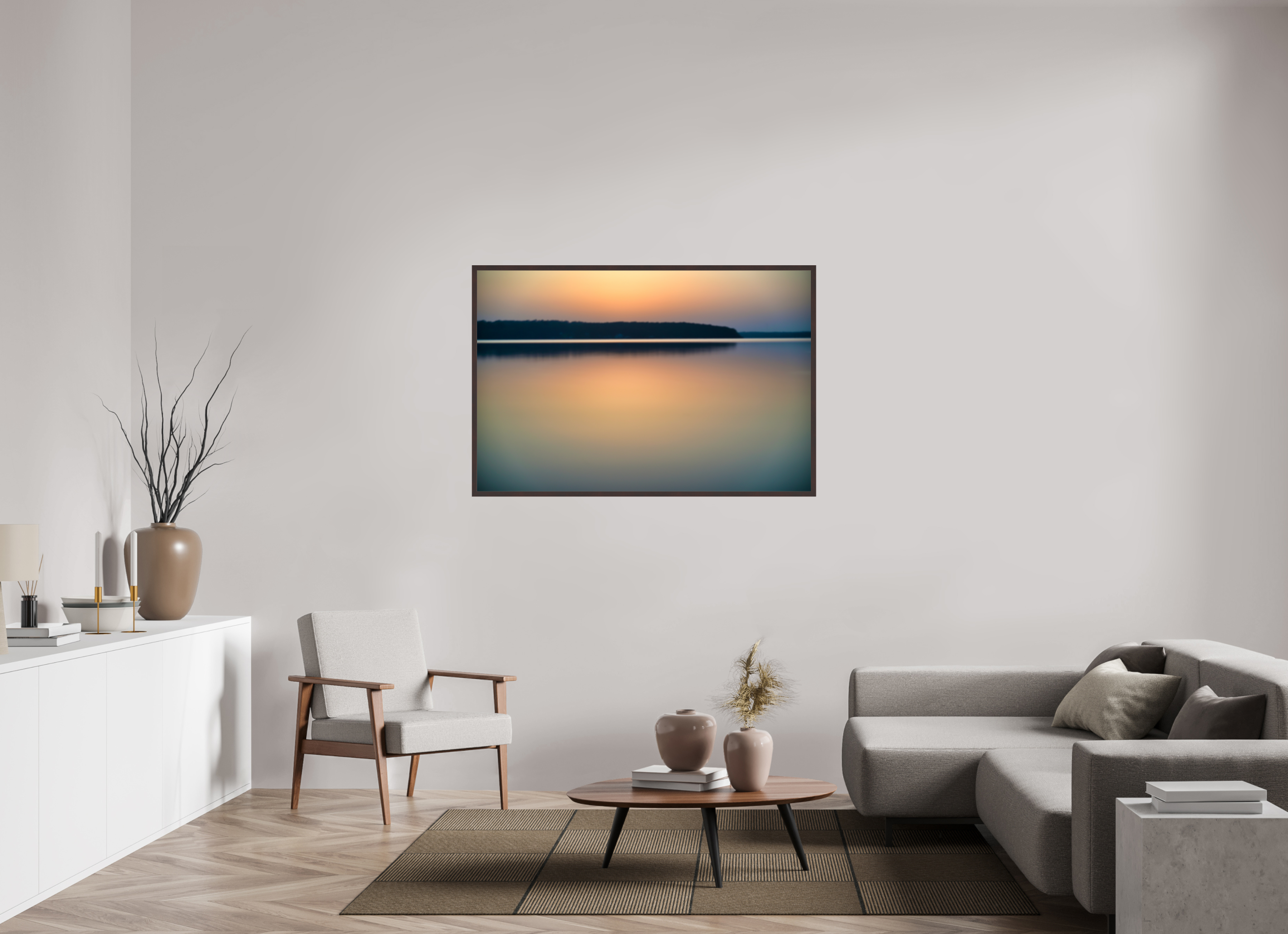 54 x 36″, ArtBox On Aluminum Dibond Sunrise, D'Arbonne Lake