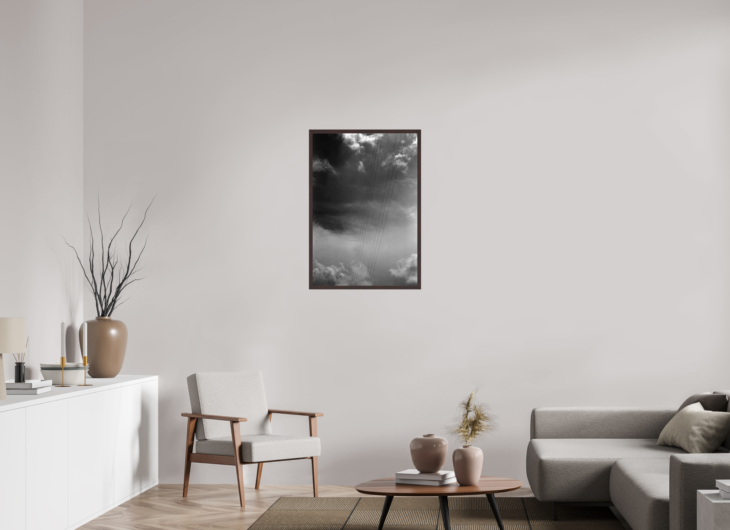 24 x 34.6″, ArtBox On Aluminum Dibond Lines