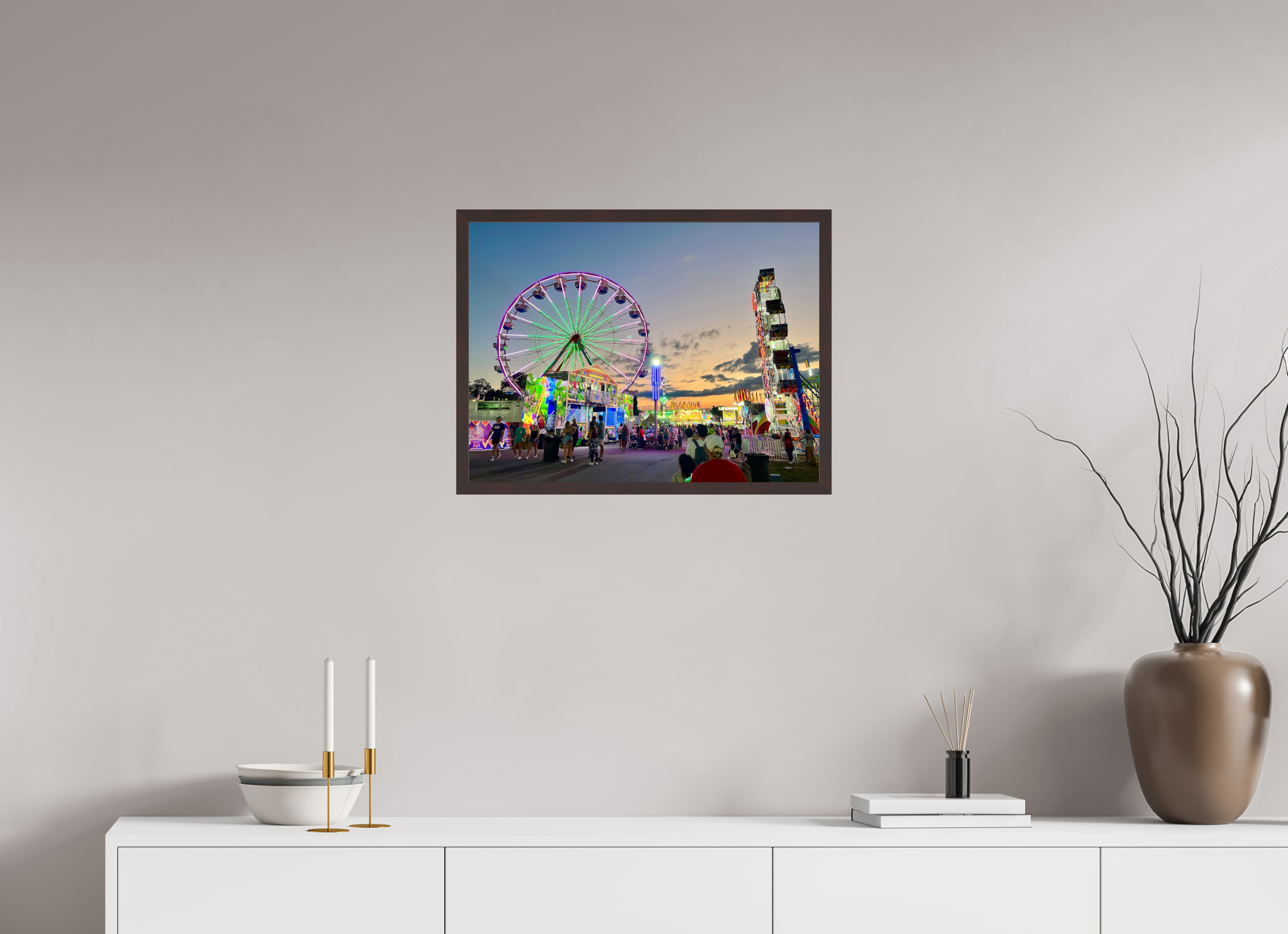 24 x 18″, ArtBox On Aluminum Dibond At the Fair