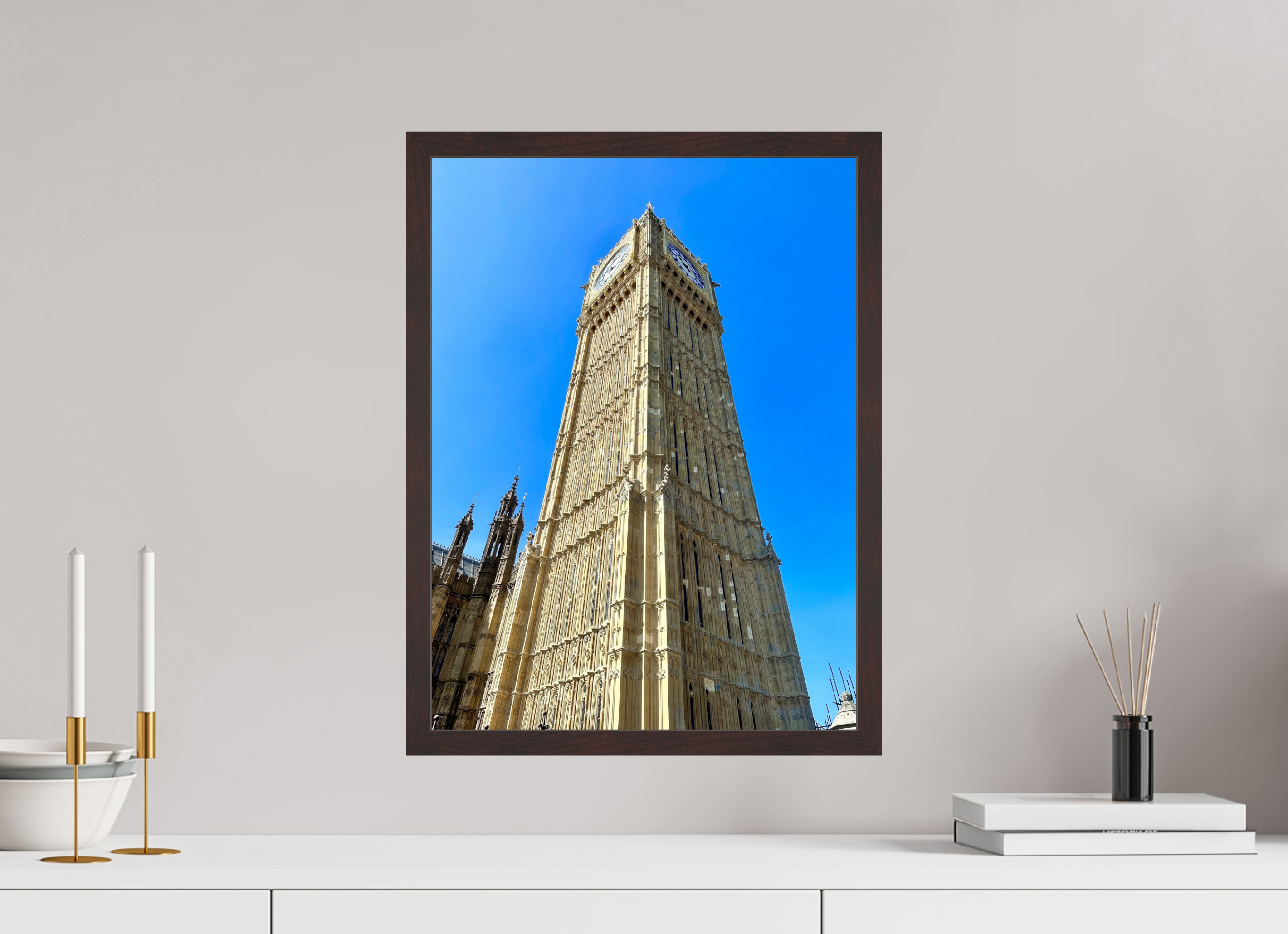 15 x 20″, ArtBox On Aluminum Dibond Elizabeth Tower (Alternate View)