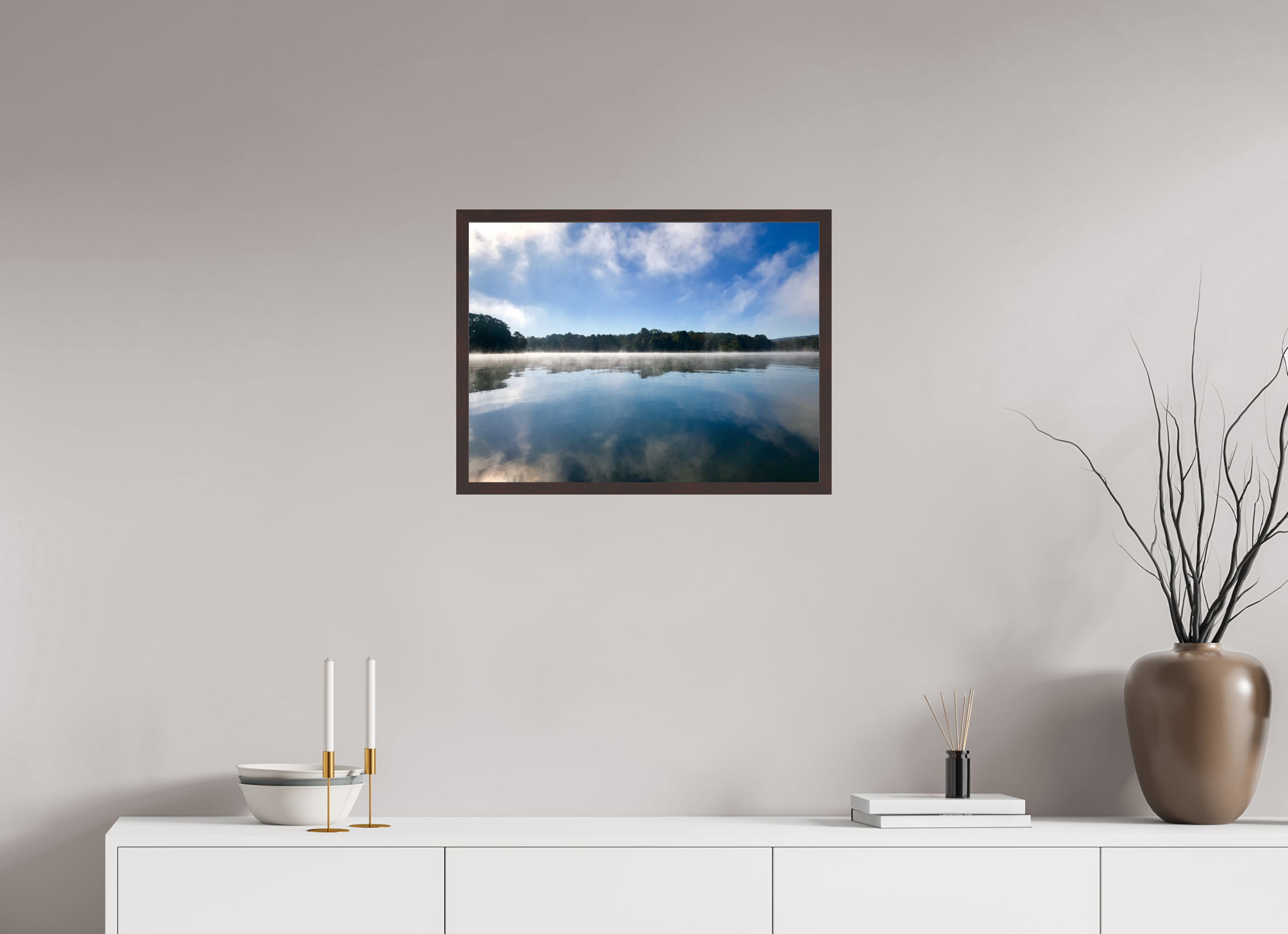 24 x 18″, ArtBox On Aluminum Dibond Breaking Fog