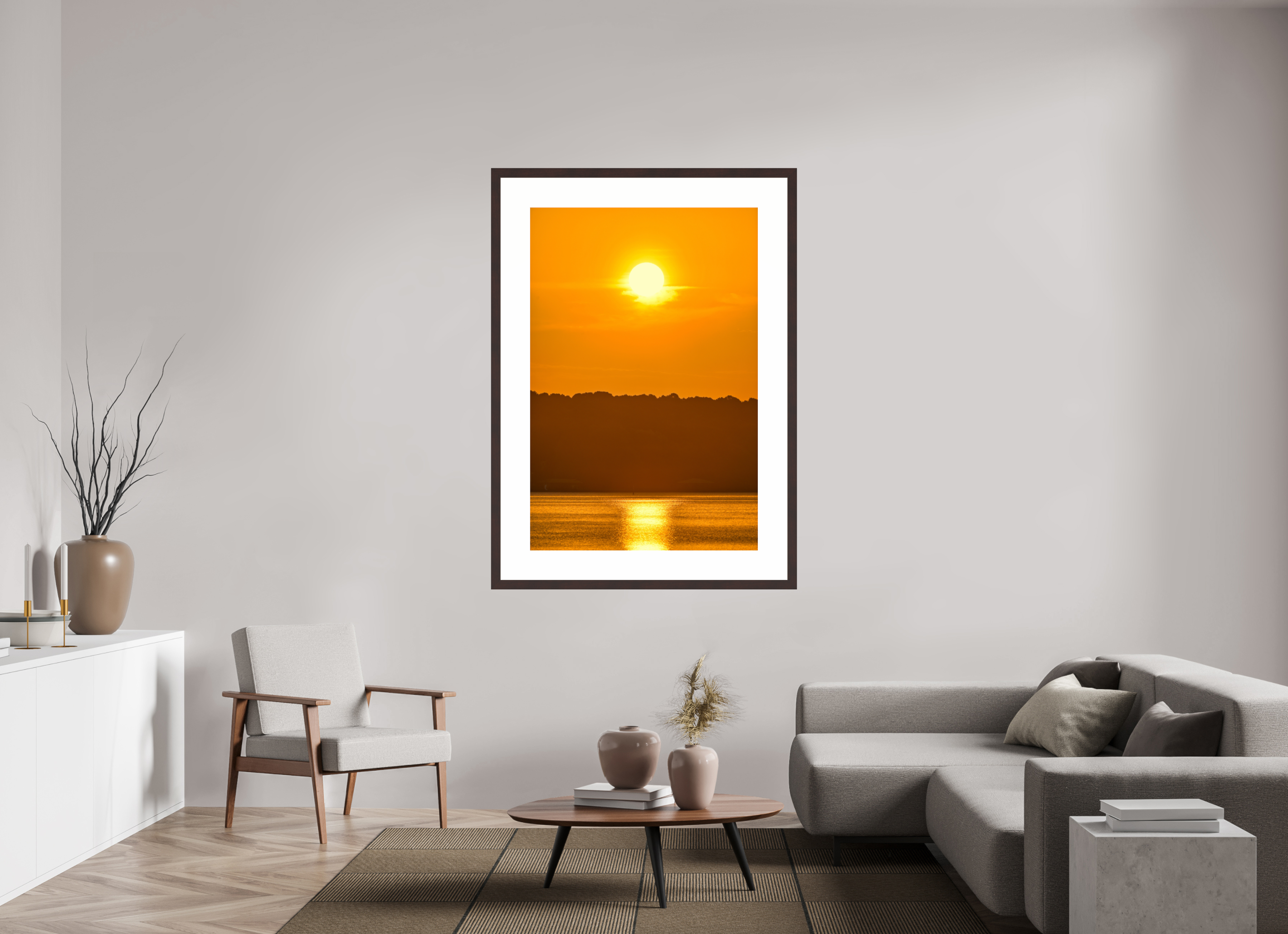 36 x 54″, Framed, Alder Brown, Color Print D'Arbonne Lake