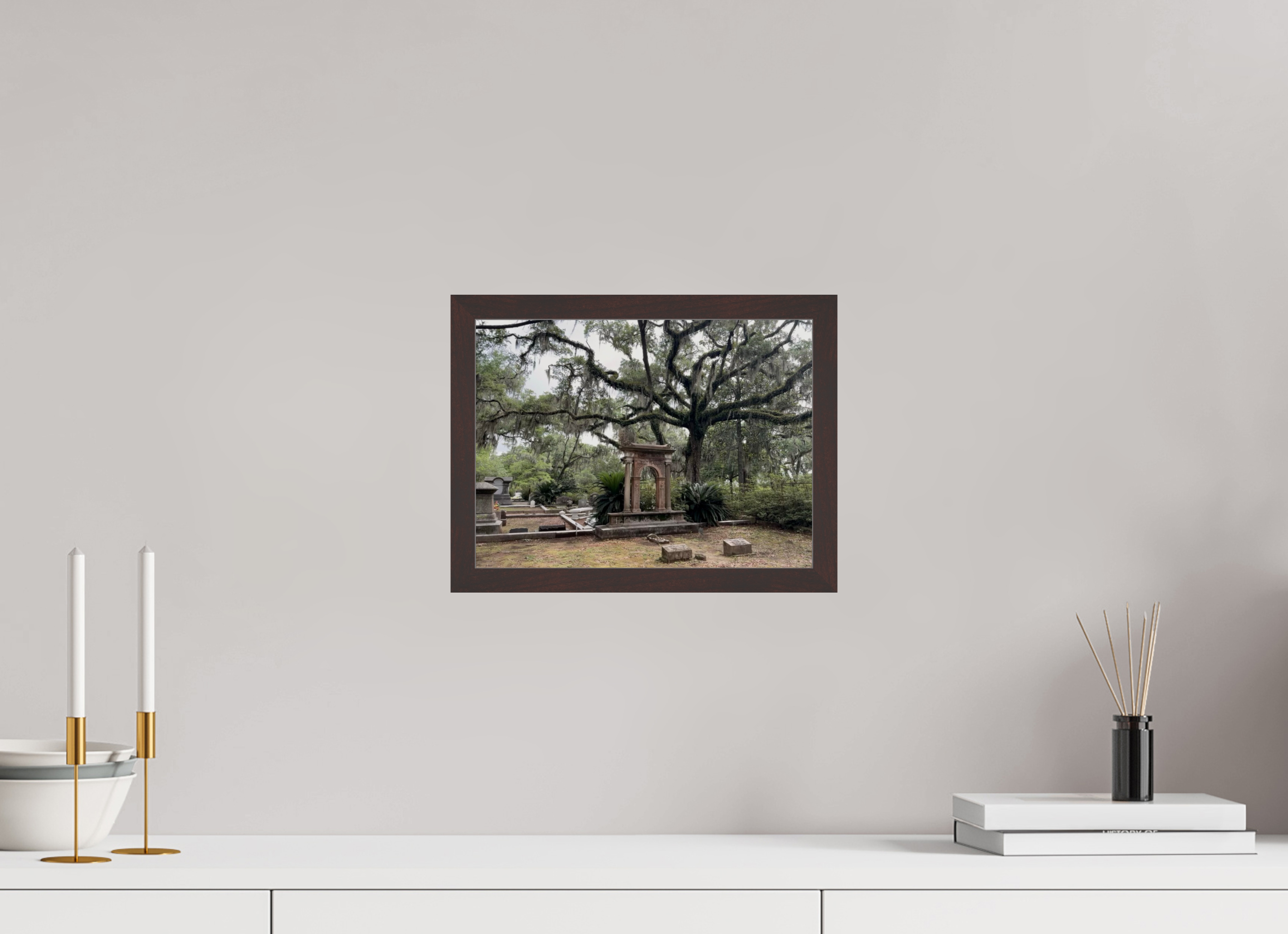 12 x 9″, ArtBox On Aluminum Dibond Bonaventure Cemetery