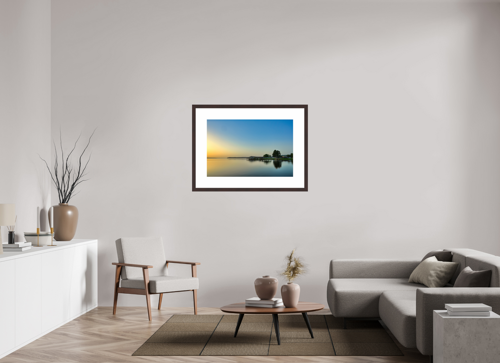 36 x 24″, Framed, Alder Brown, Color Print D'Arbonne Lake