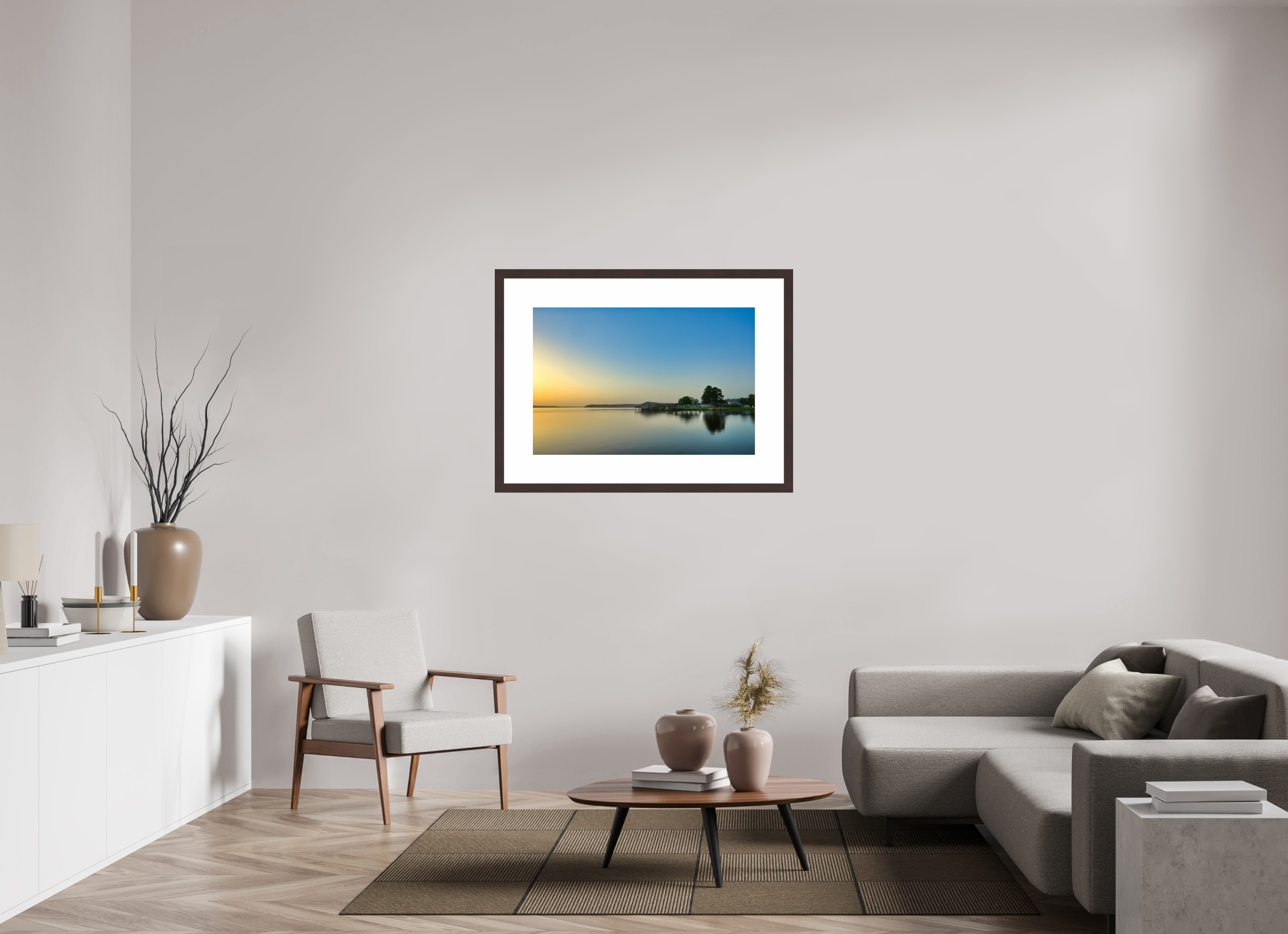 36 x 24″, Framed, Alder Brown, Color Print D'Arbonne Lake