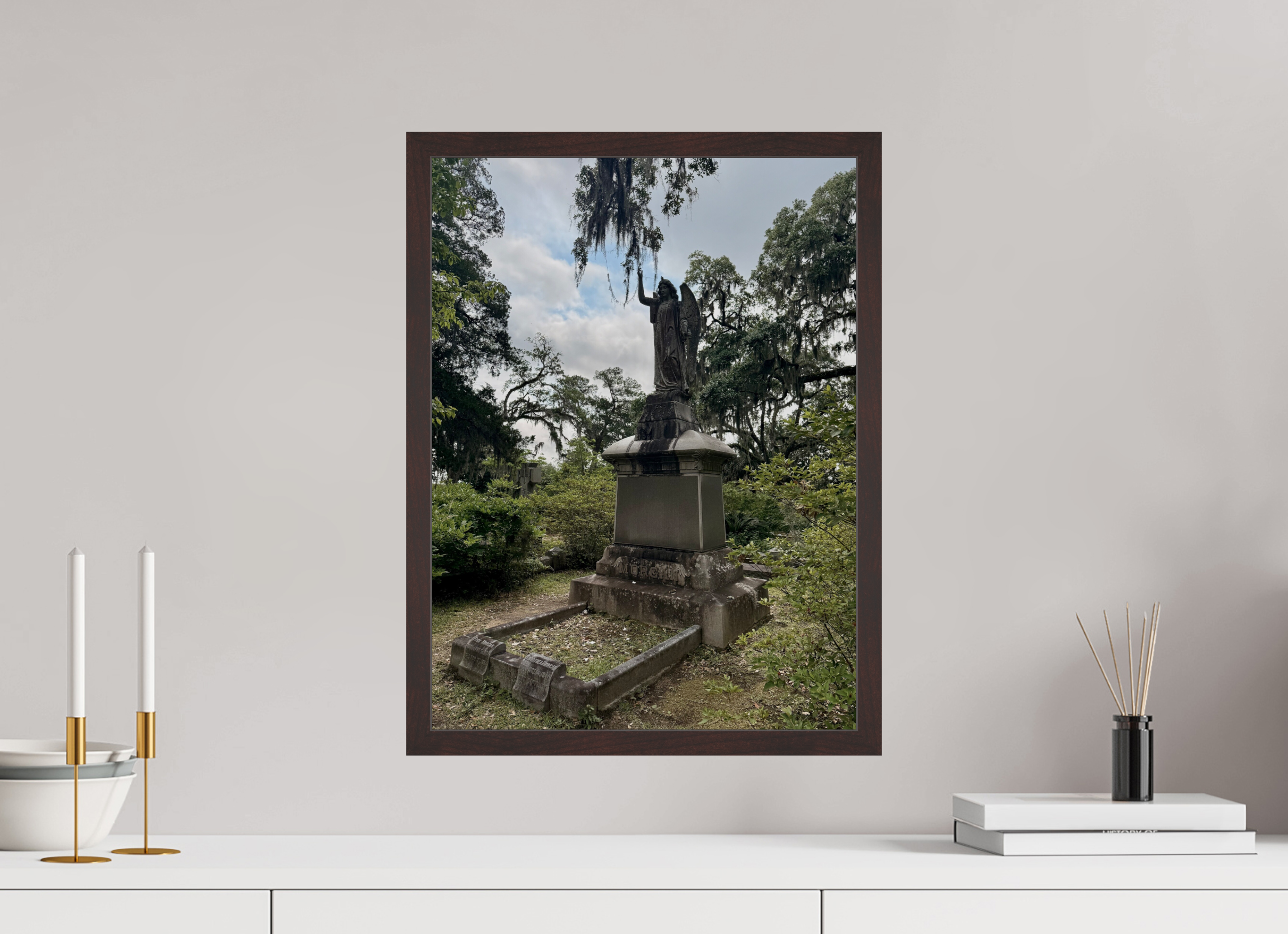 15 x 20″, ArtBox On Aluminum Dibond Bonaventure Cemetery