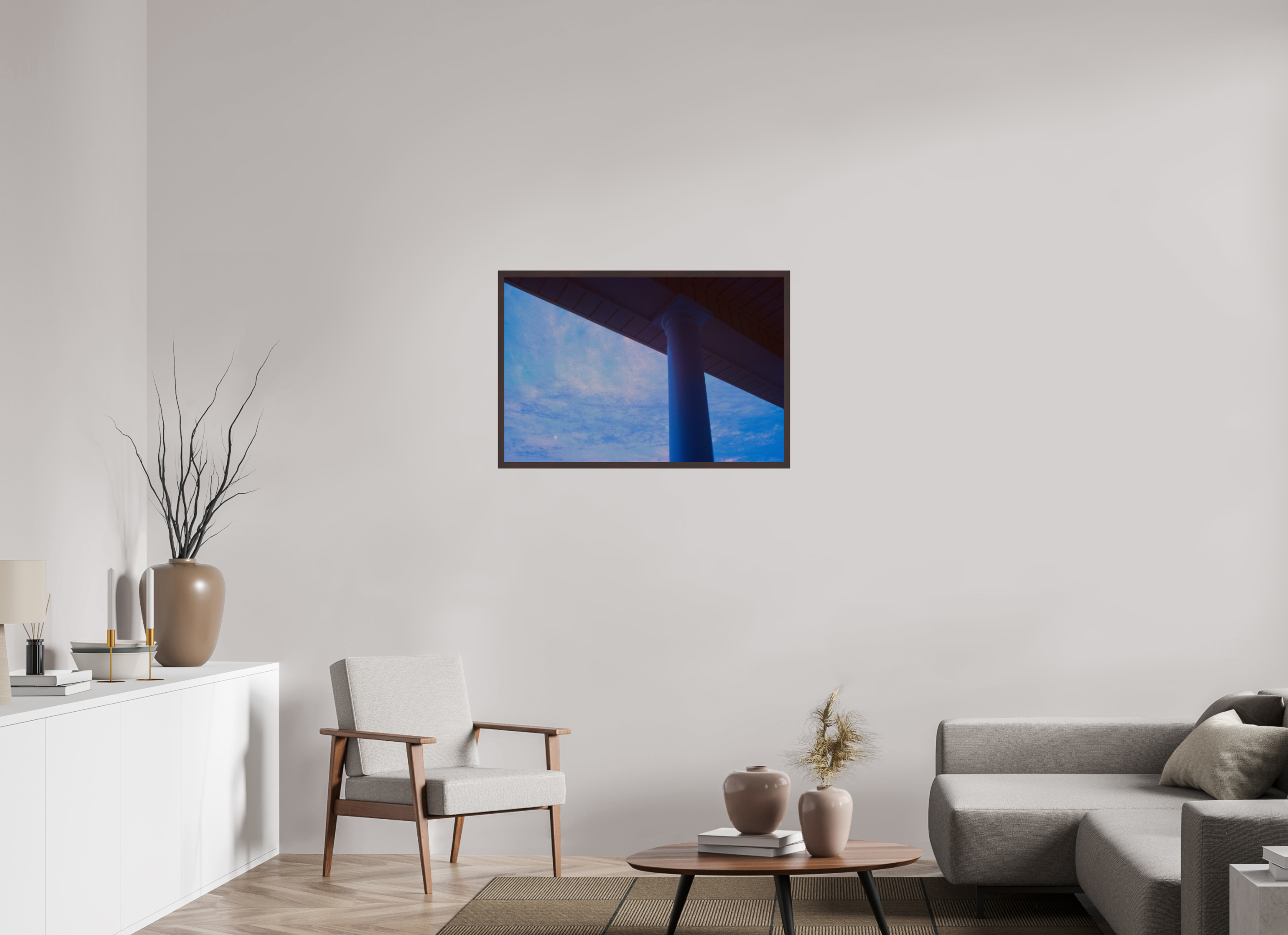 36 x 24″, ArtBox On Aluminum Dibond Moonset