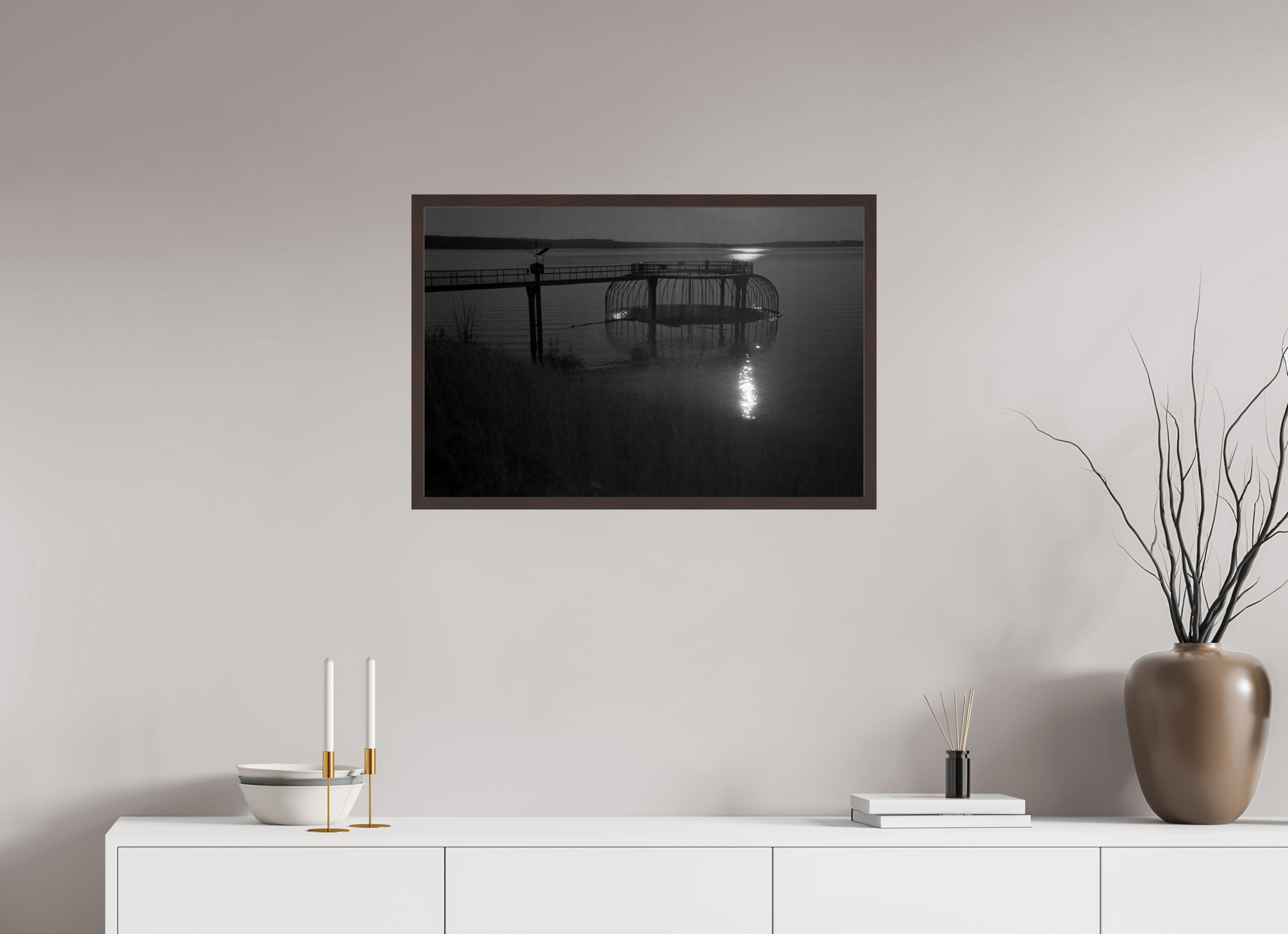30 x 20″, ArtBox On Aluminum Dibond Spillway