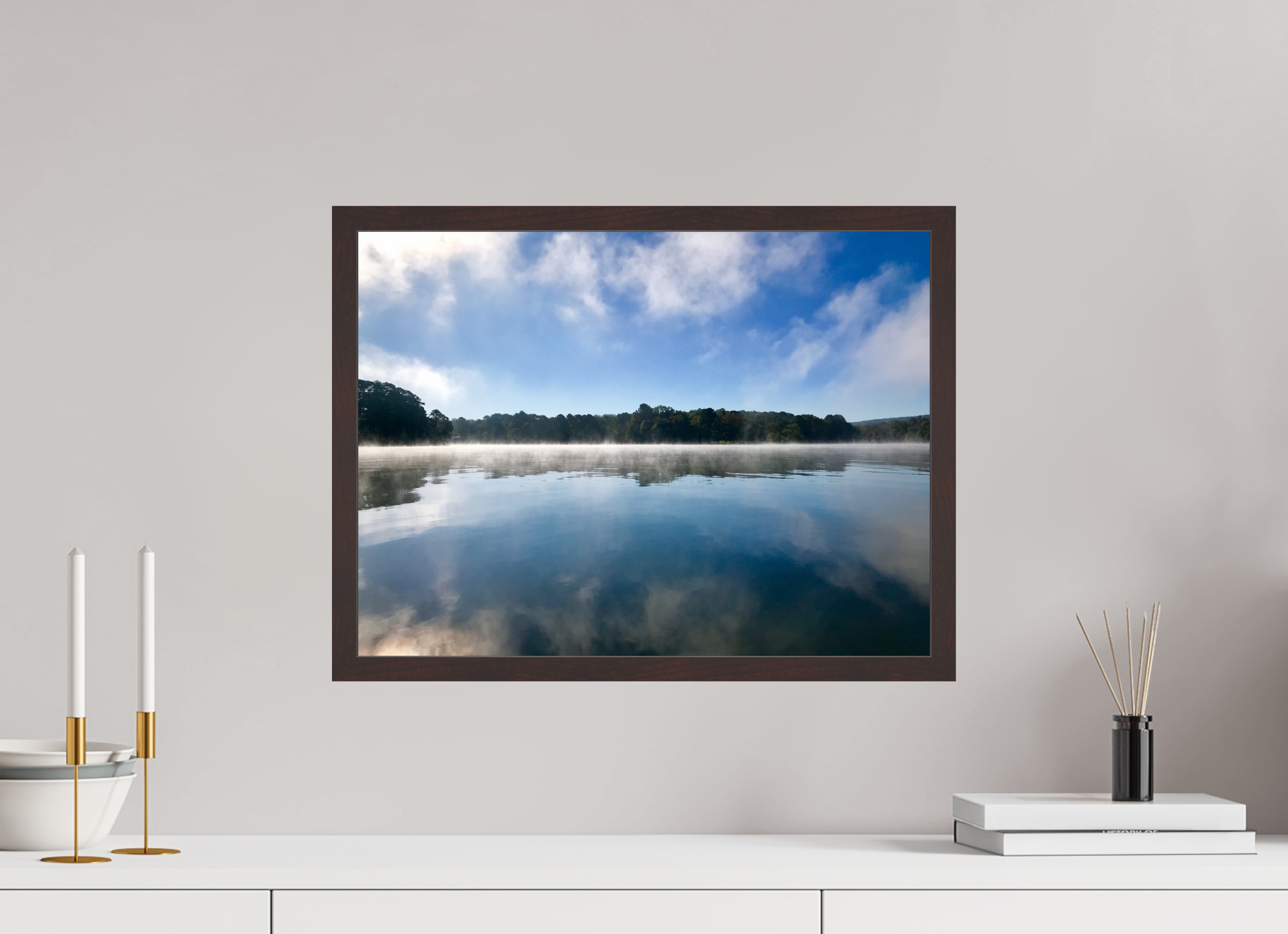20 x 15″, ArtBox On Aluminum Dibond Breaking Fog