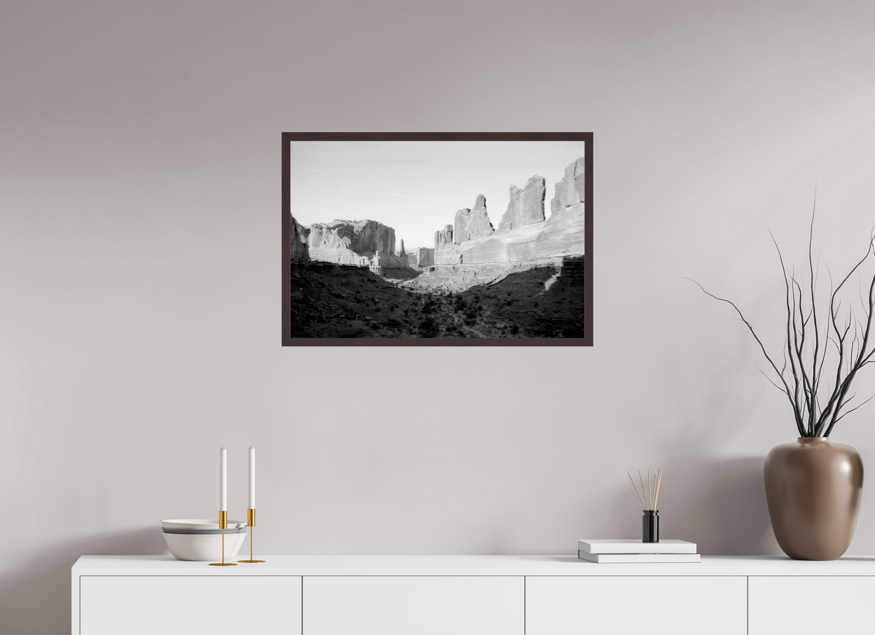 29.6 x 20″, ArtBox On Aluminum Dibond Valley Formations