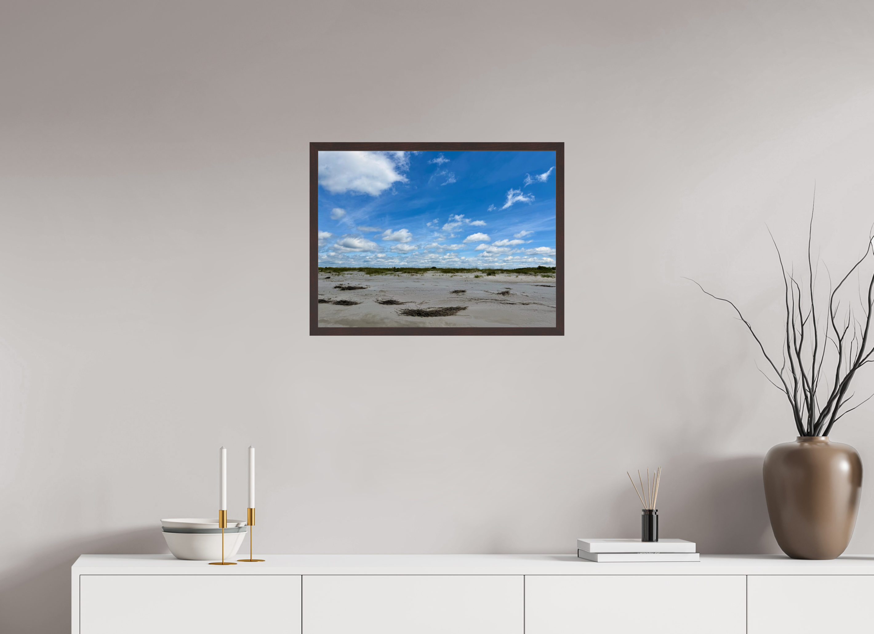 24 x 18″, ArtBox On Aluminum Dibond Beach at Capers Island